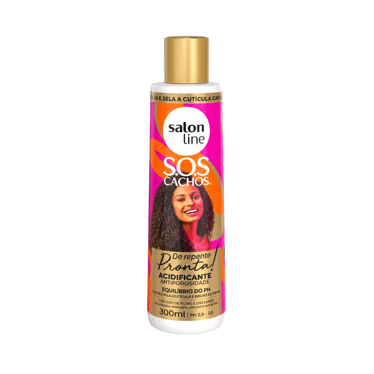 Acidificante Salon Line S.O.S Cachos De Repente Pronta 300 ml