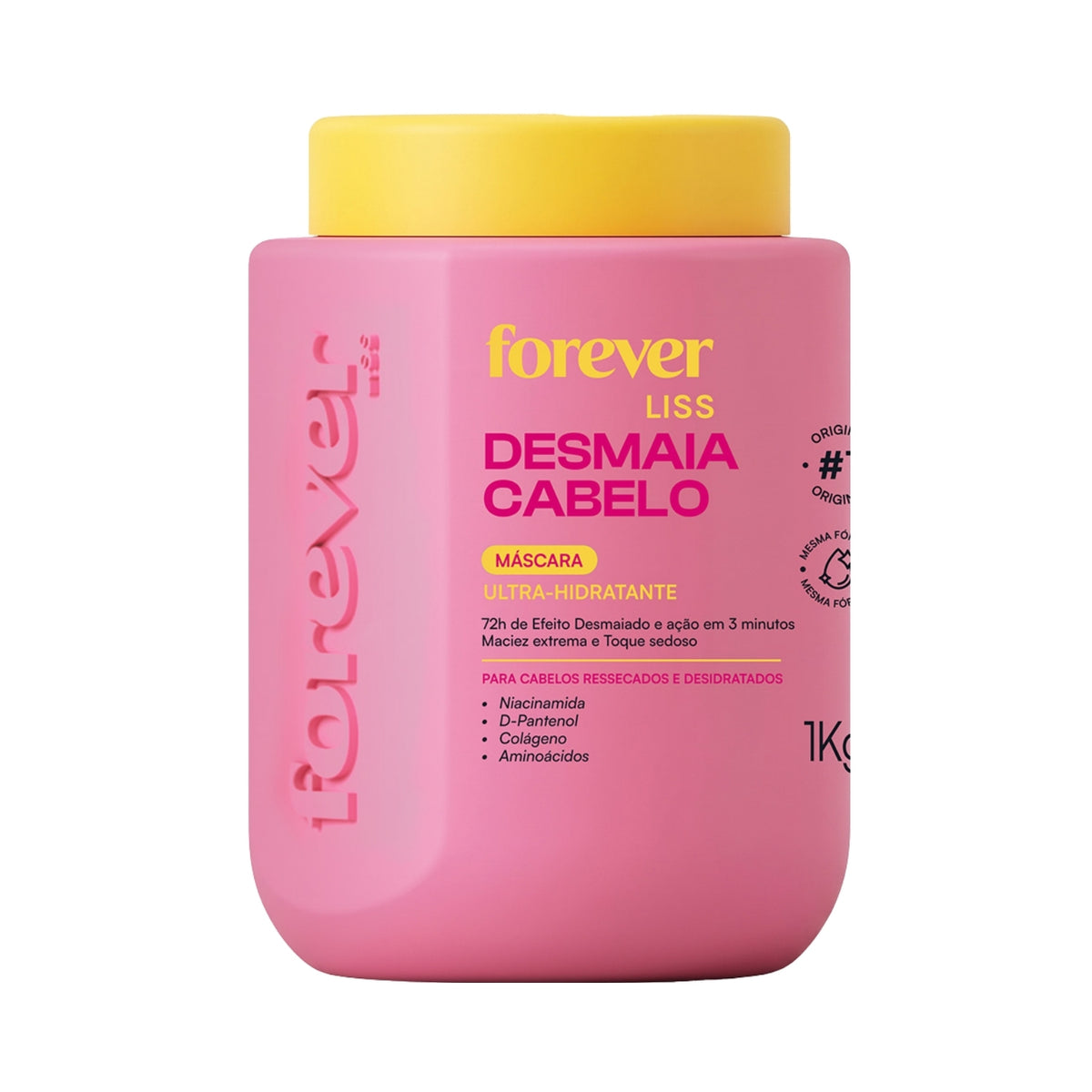 Máscara Forever Liss Desmaia Cabelo Ultra Hidratante 1 kg