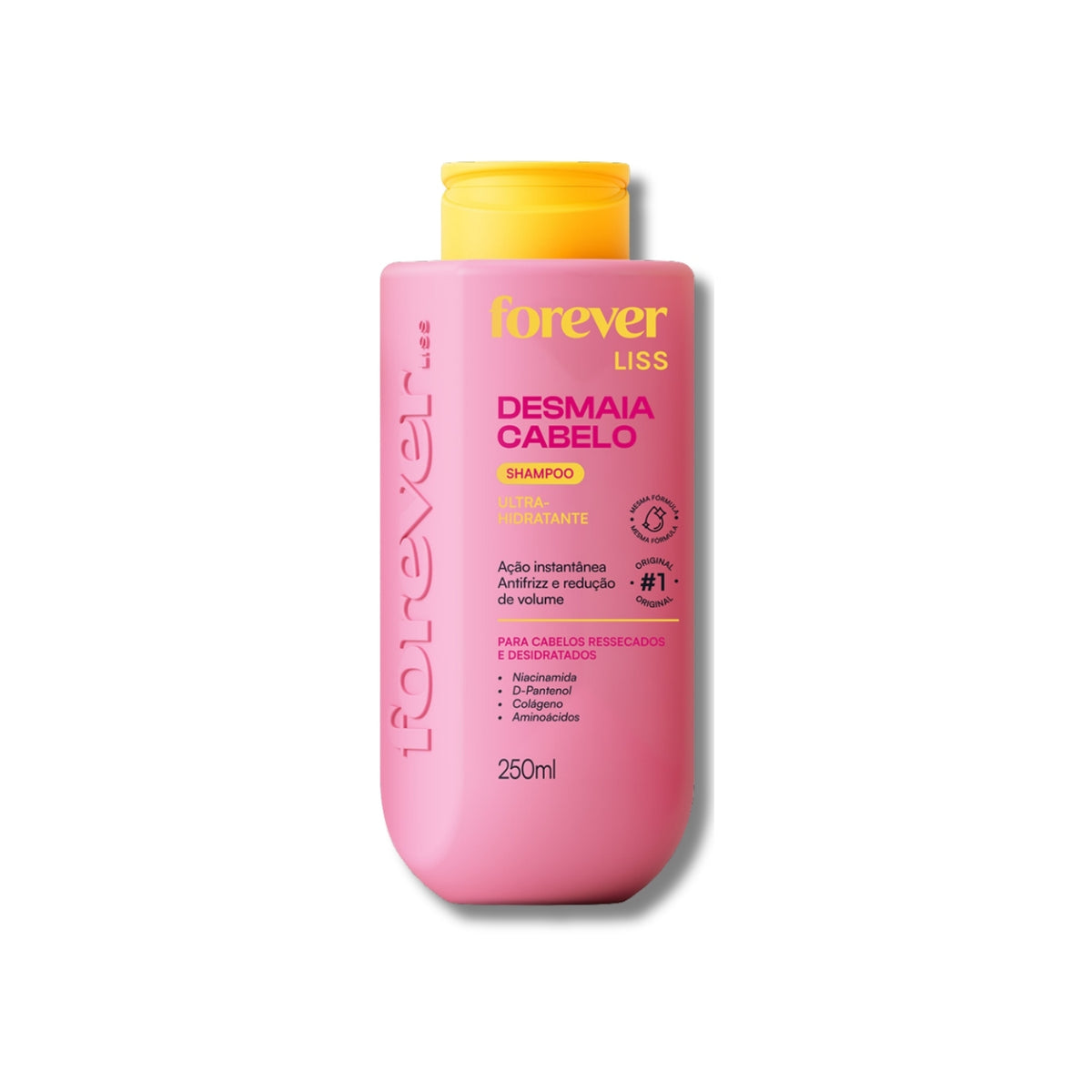 Shampoo Forever Liss Desmaia Cabelo Ultra Hidratante 250 ml