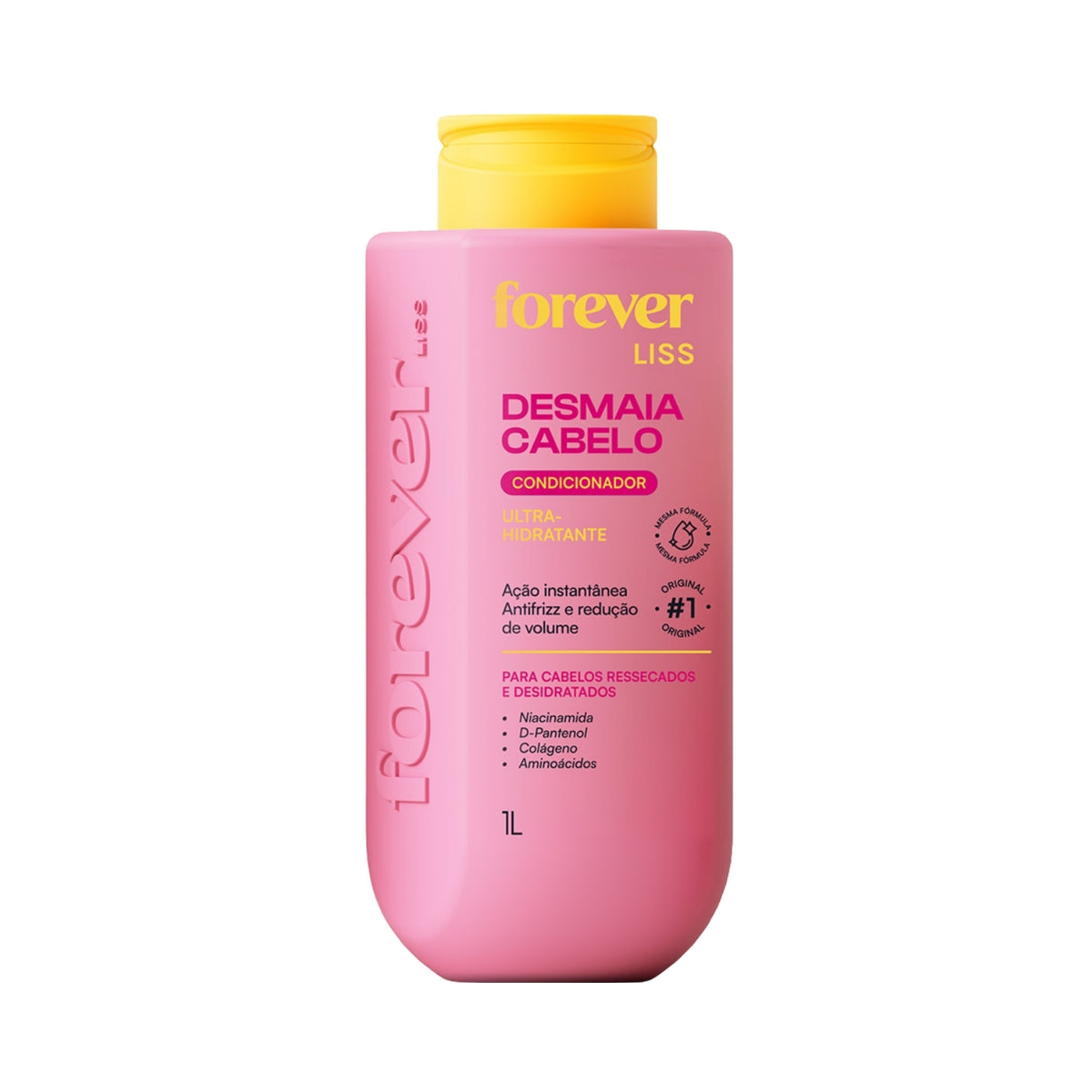 Condicionador Forever Liss Desmaia Cabelo Ultra Hidratante 1L