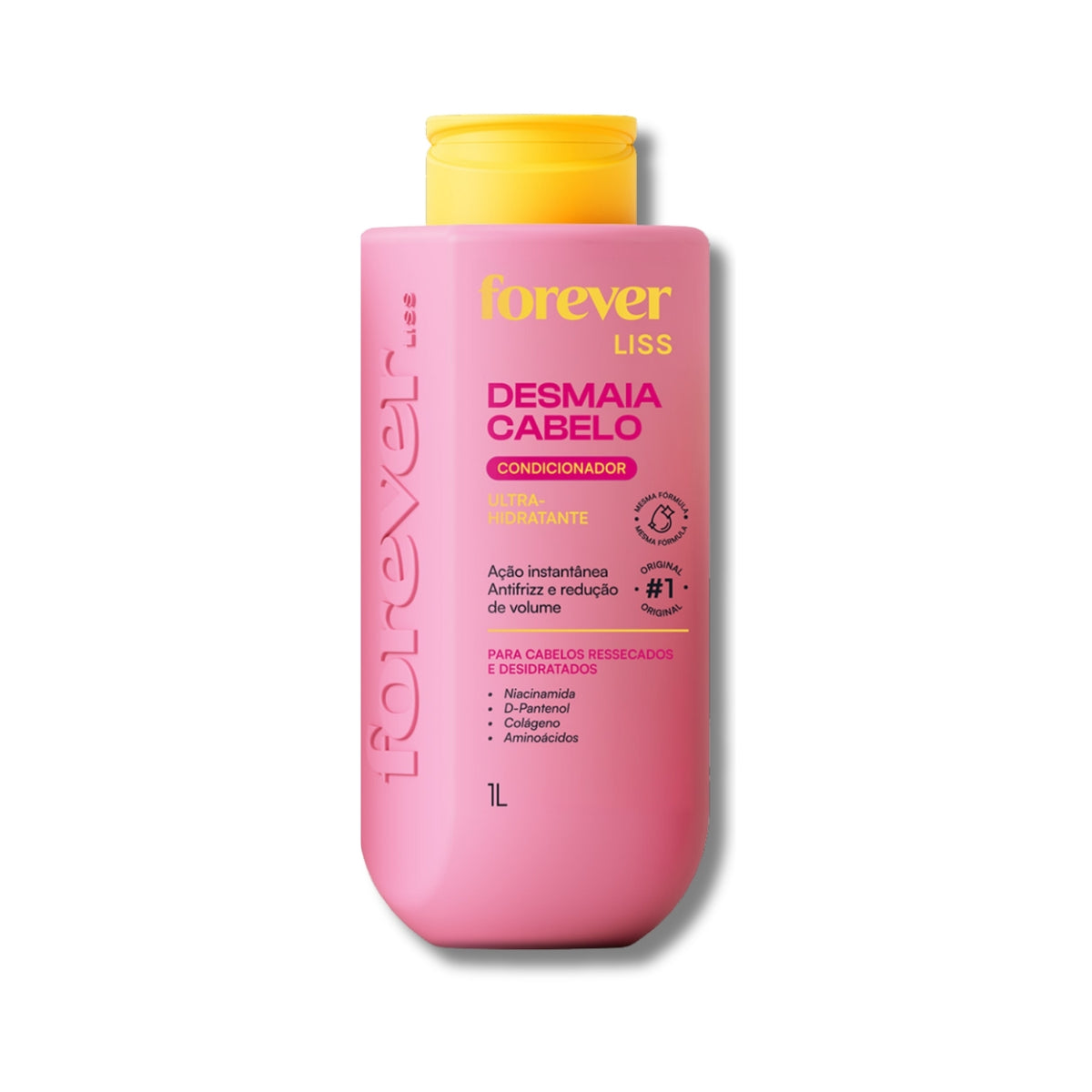 Condicionador Forever Liss Desmaia Cabelo Ultra Hidratante 1L