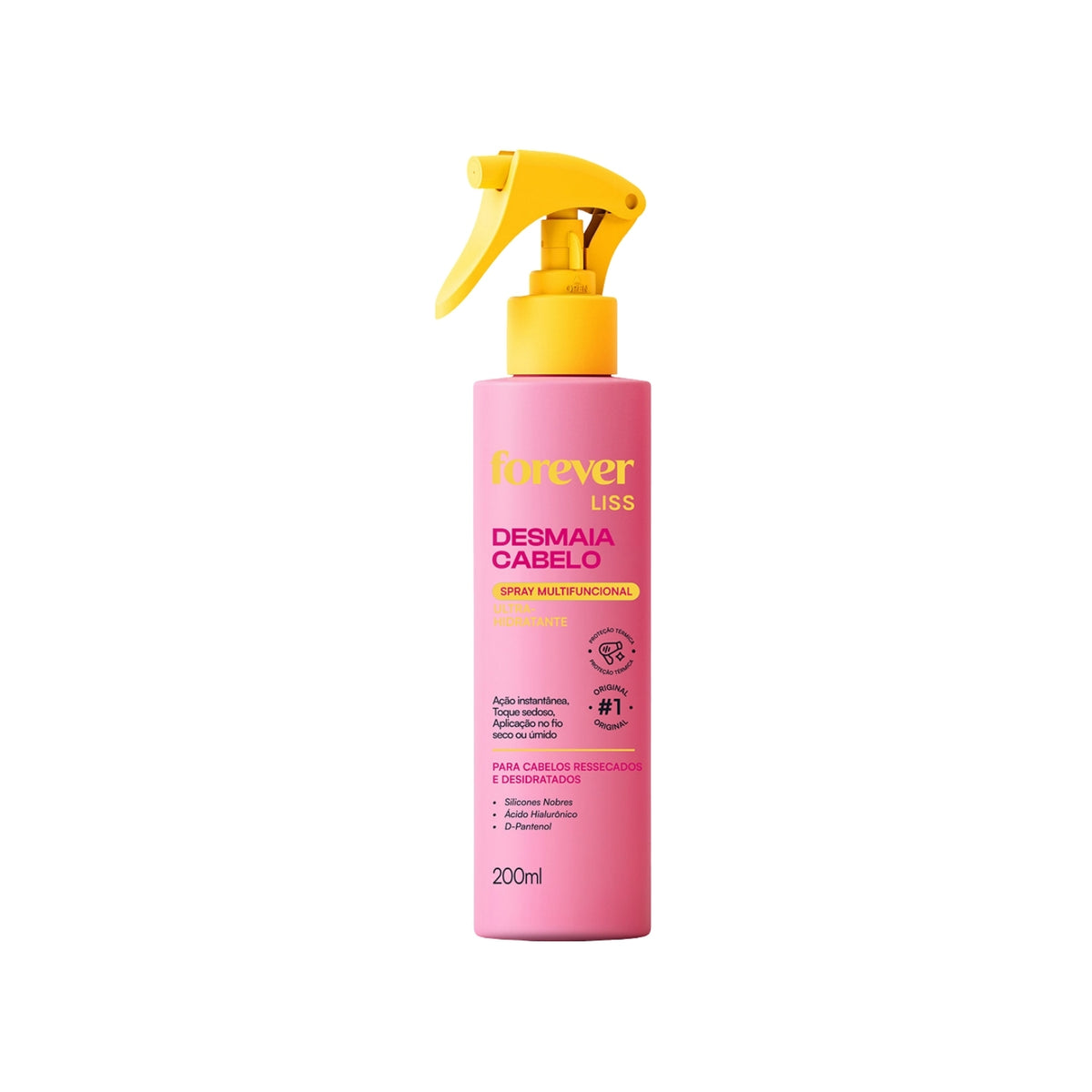Spray Multifuncional Forever Liss Desmaia Cabelo Hidratante 200 ml