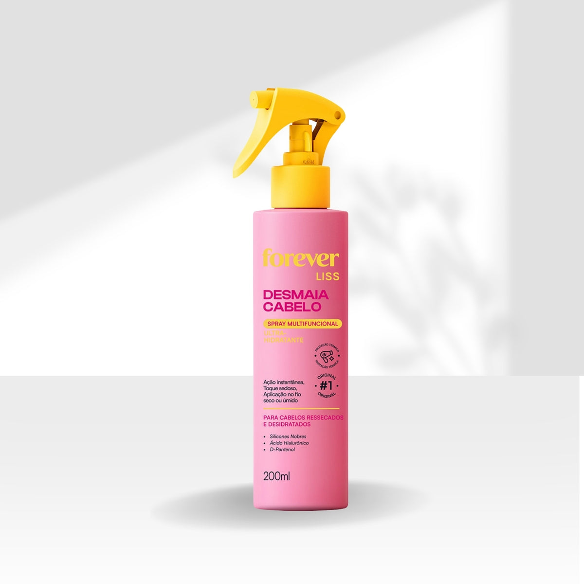Spray Multifuncional Forever Liss Desmaia Cabelo Hidratante 200 ml