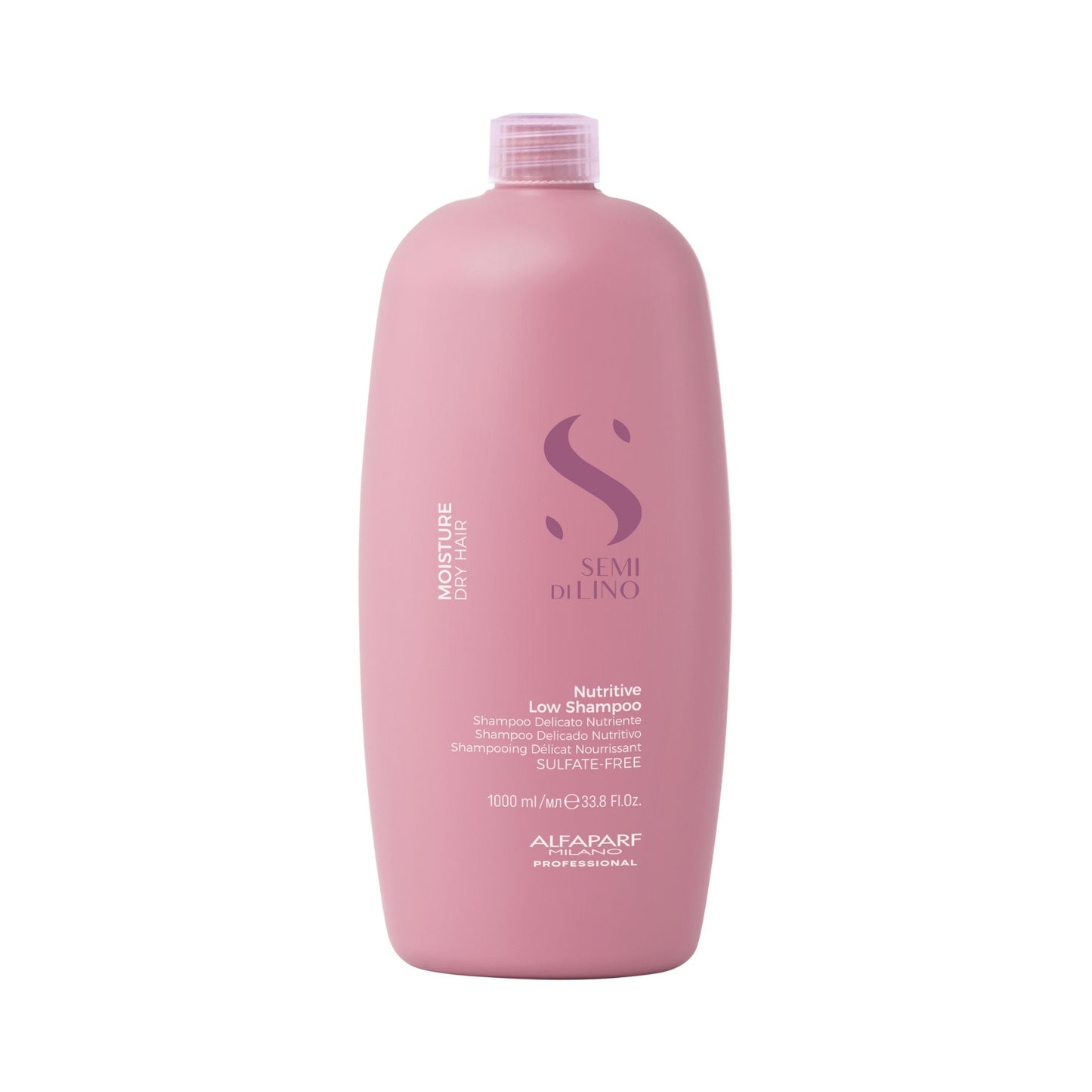 Shampoo Alfaparf Semi Di Lino Moisture Nutritive Shampoo Hidratante sem Sulfato 1 Litro