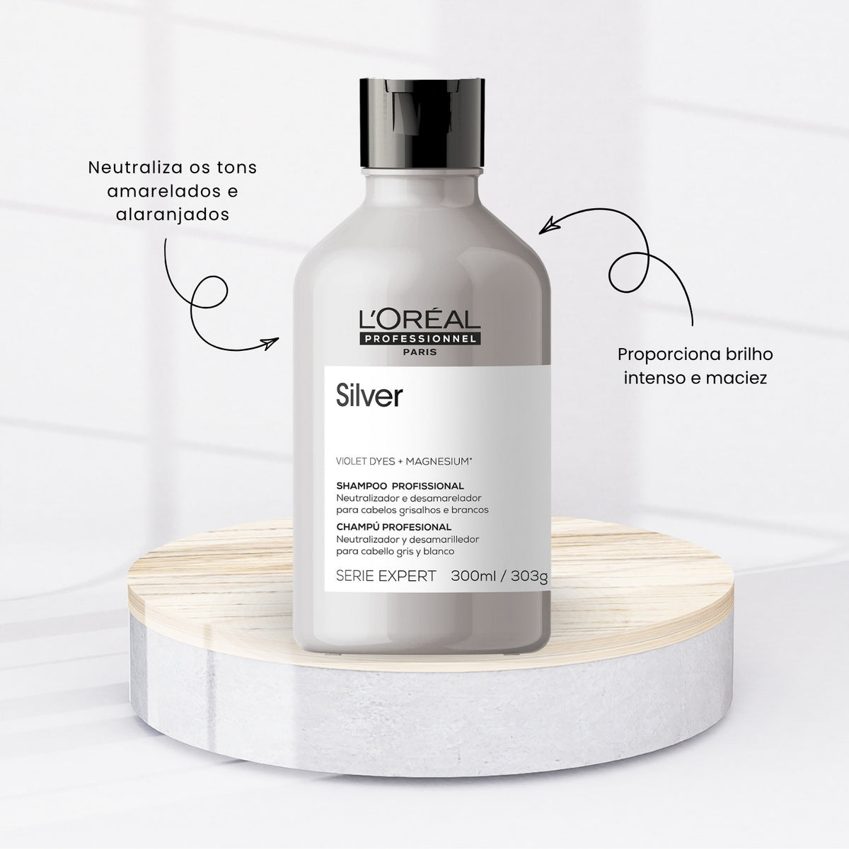 Shampoo Loreal Silver Silver 300 ml