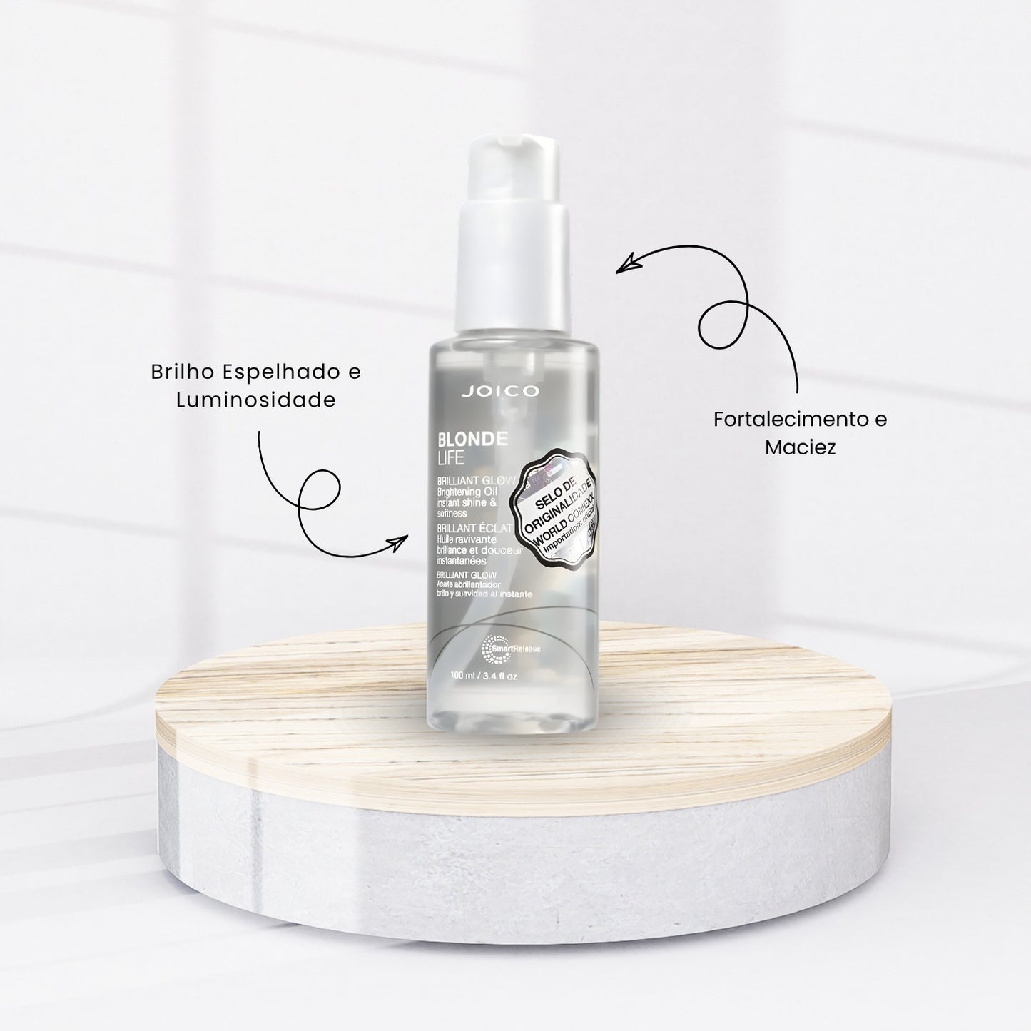 Oleo Capilar Joico Blonde Life Brilliant Glow Brightening Oil 100 ml