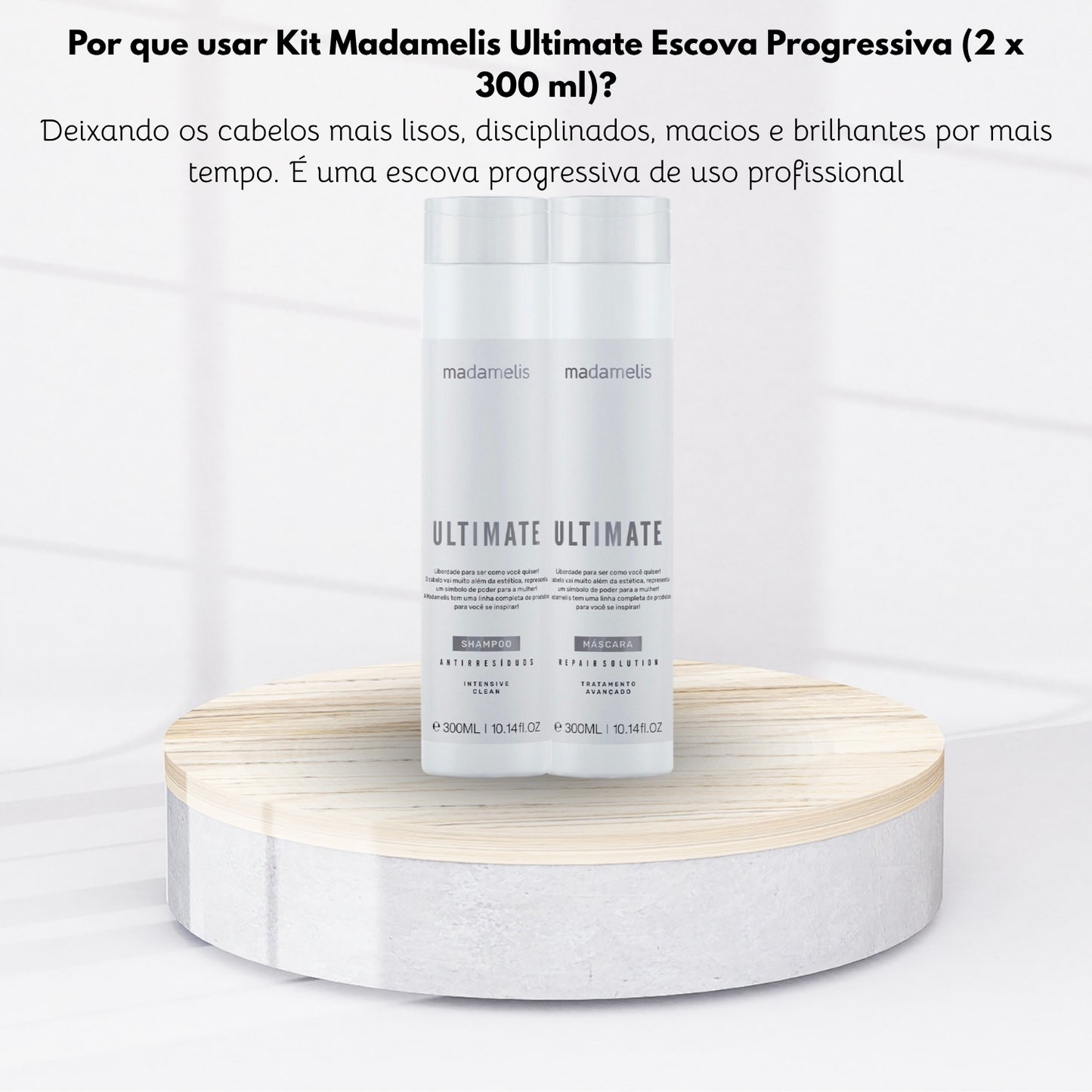 Kit Madamelis Ultimate Escova Progressiva (2 x 300 ml)