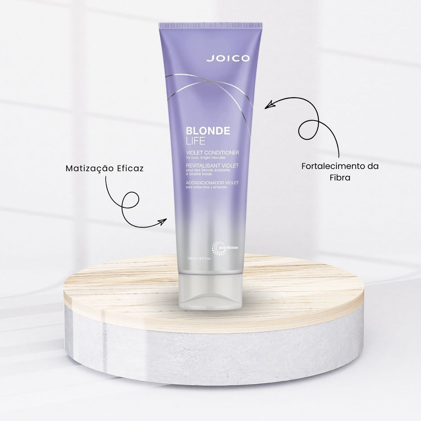 Condicionador Joico Blonde Life Violet Smart Release 250 ml