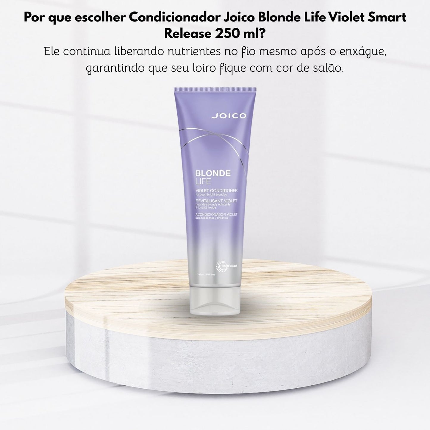 Condicionador Joico Blonde Life Violet Smart Release 250 ml