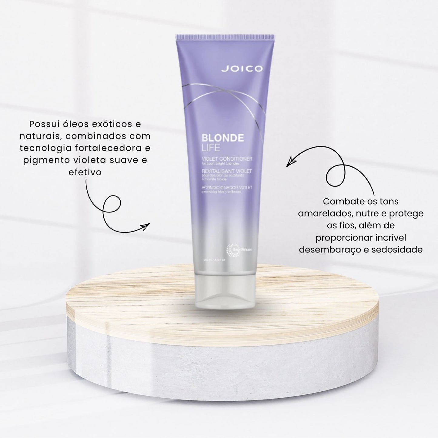 Kit Joico Blonde Life Violet Smart Release Shampoo 300 ml + Condicionador 250 ml