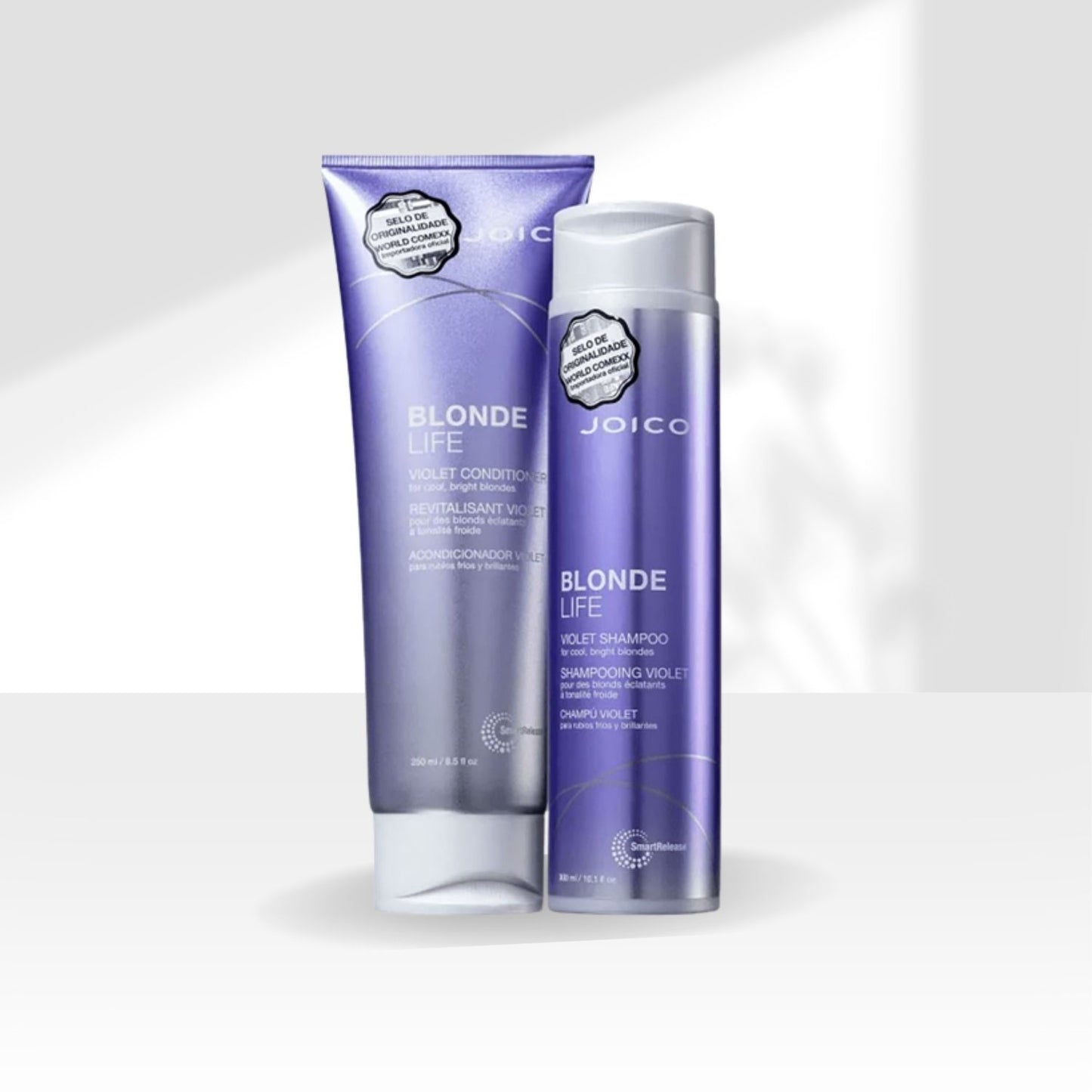 Kit Joico Blonde Life Violet Smart Release Shampoo 300 ml + Condicionador 250 ml
