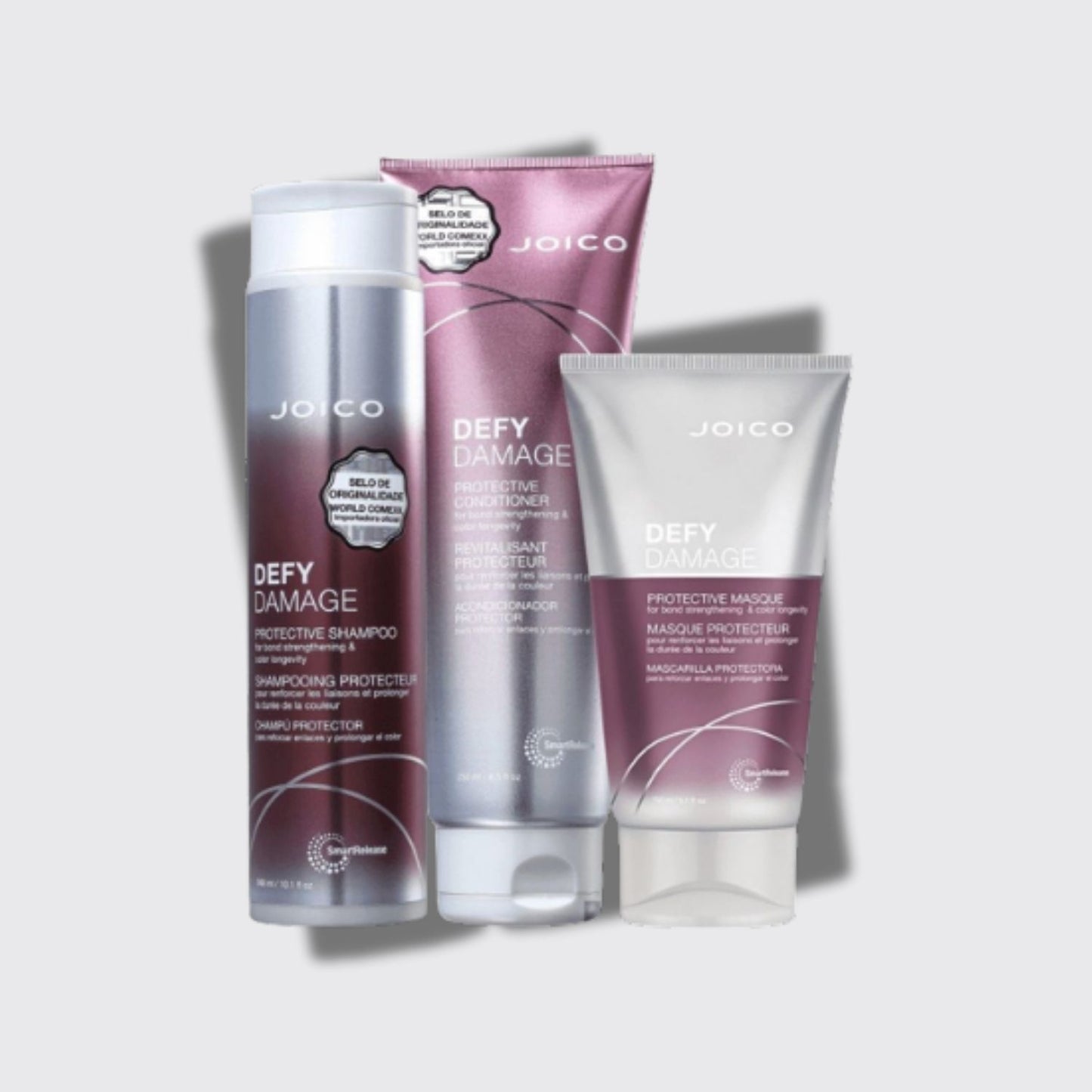 Kit Joico Defy Damage Home Care Shampoo + Condicionador + Máscara