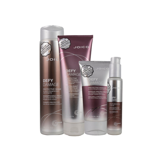 Kit Joico Defy Damage Home Care Shampoo + Condicionador + Máscara e Leave-in