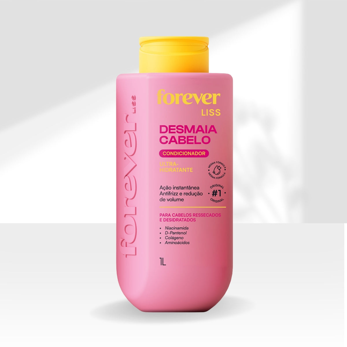 Condicionador Forever Liss Desmaia Cabelo Ultra Hidratante 1L