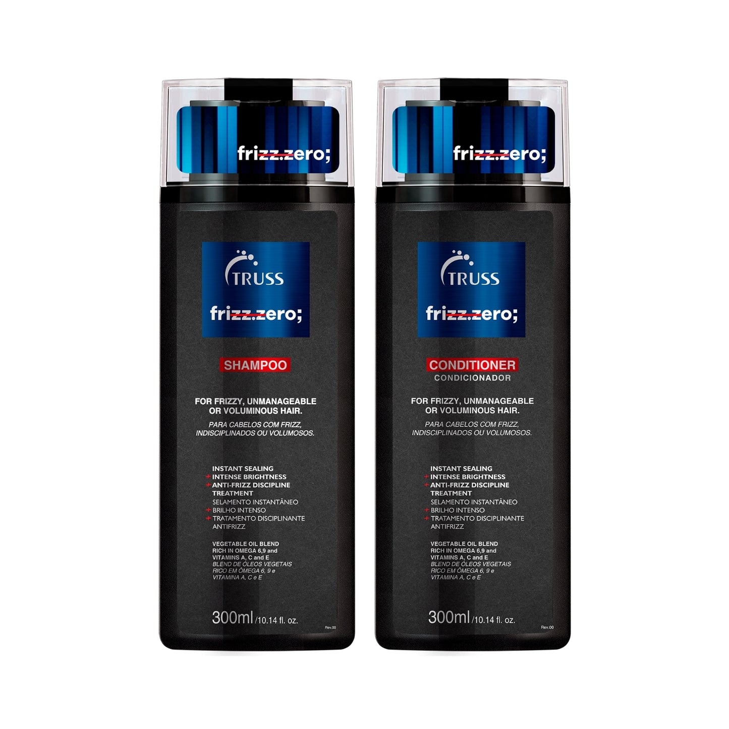 Kit Truss Frizz Zero Shampoo 300 ml + Condicionador 300 ml