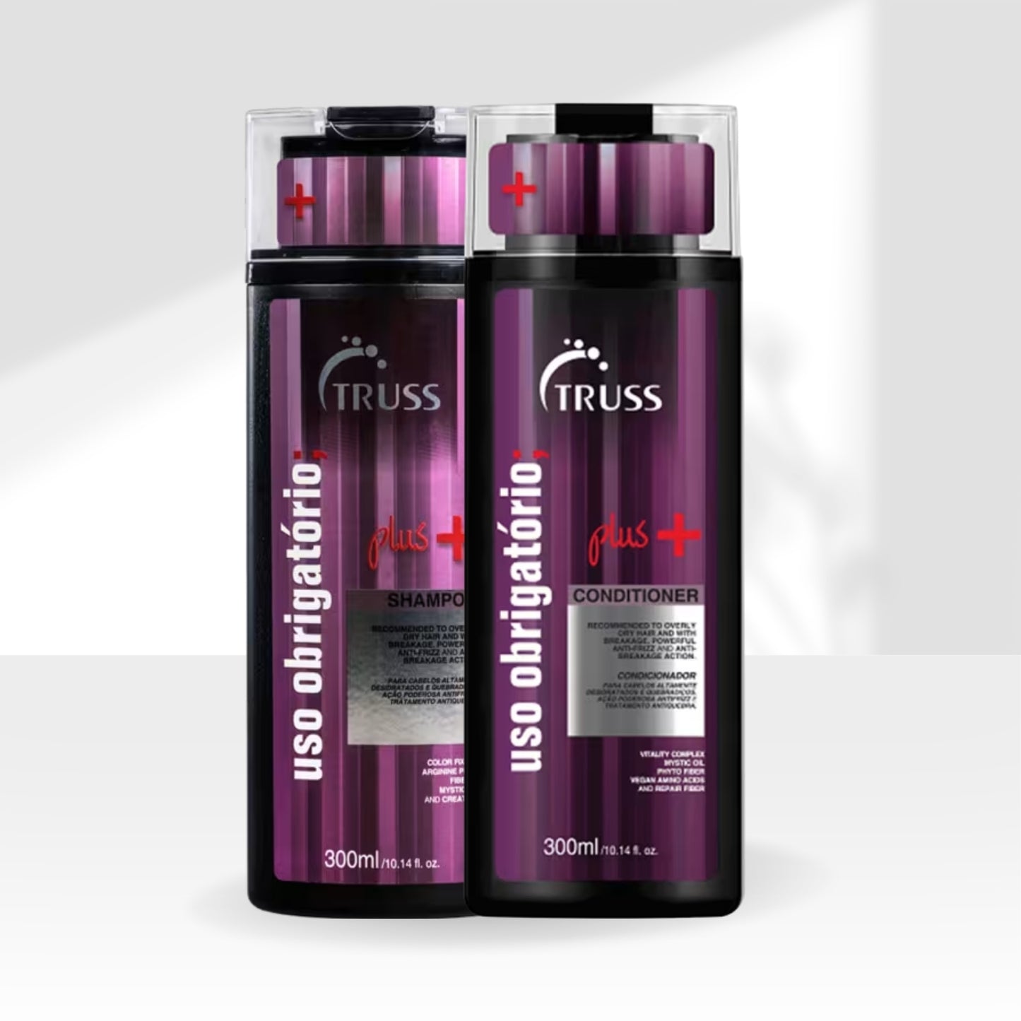 Kit Truss Uso Obrigatório Plus+ Shampoo 300 ml + Condicionador 300 ml