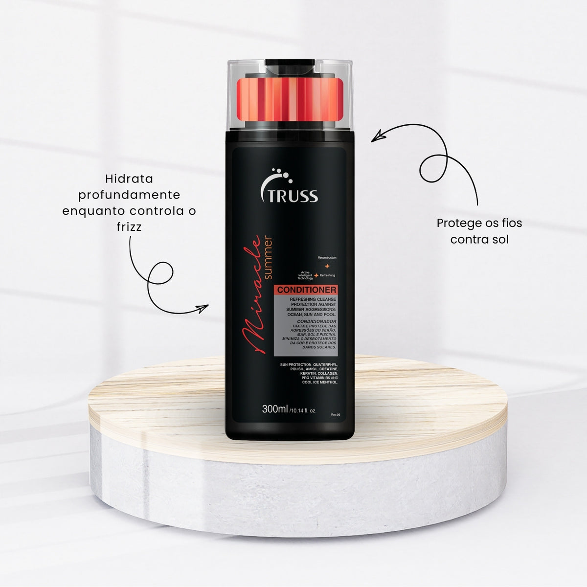 Kit Truss Miracle Summer Shampoo + Condicionador 300 ml + Specific 180 ml