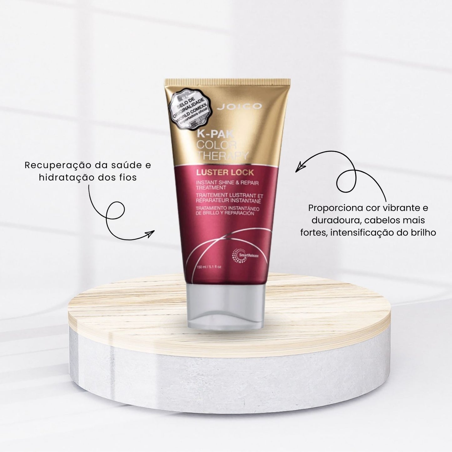 Máscara Joico K-PAK Color Therapy Luster Lock Smart Release 150 ml