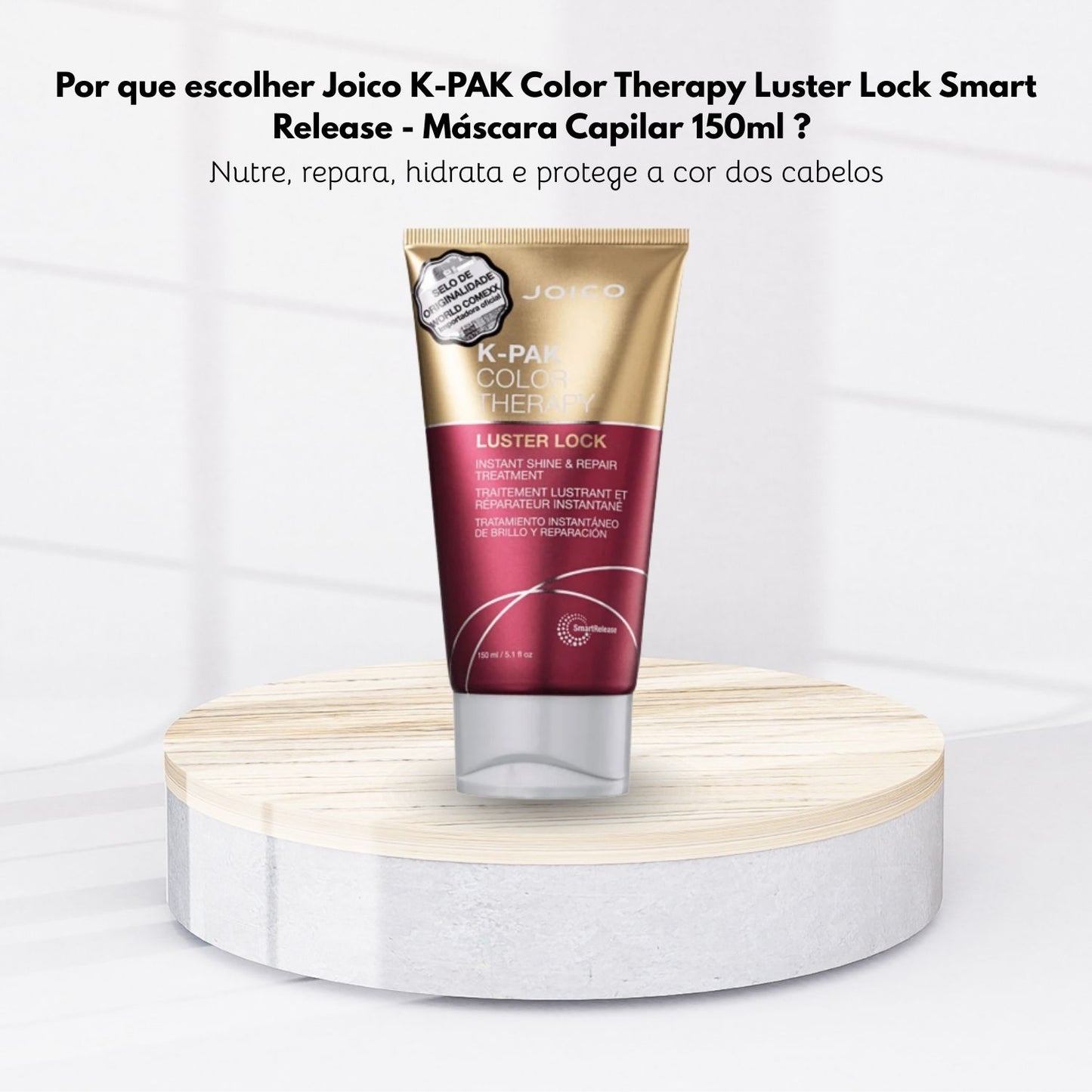 Máscara Joico K-PAK Color Therapy Luster Lock Smart Release 150 ml