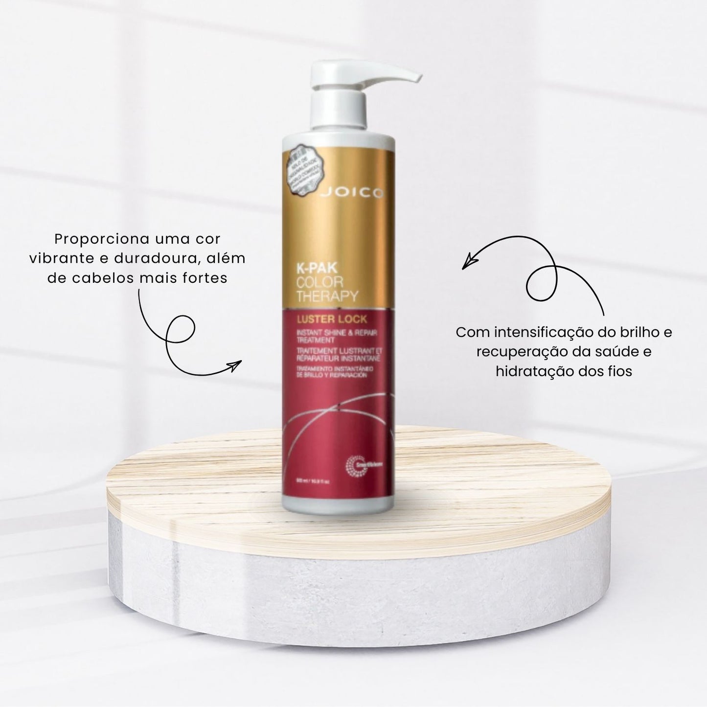 Máscara Joico K-PAK Color Therapy Luster Lock Smart Release 500 ml