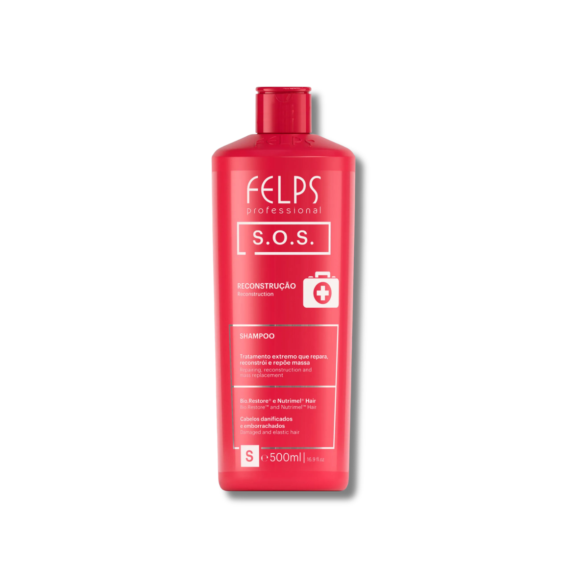 Felps SOS Reconstrução Shampoo Tratamento Capilar 500 ml