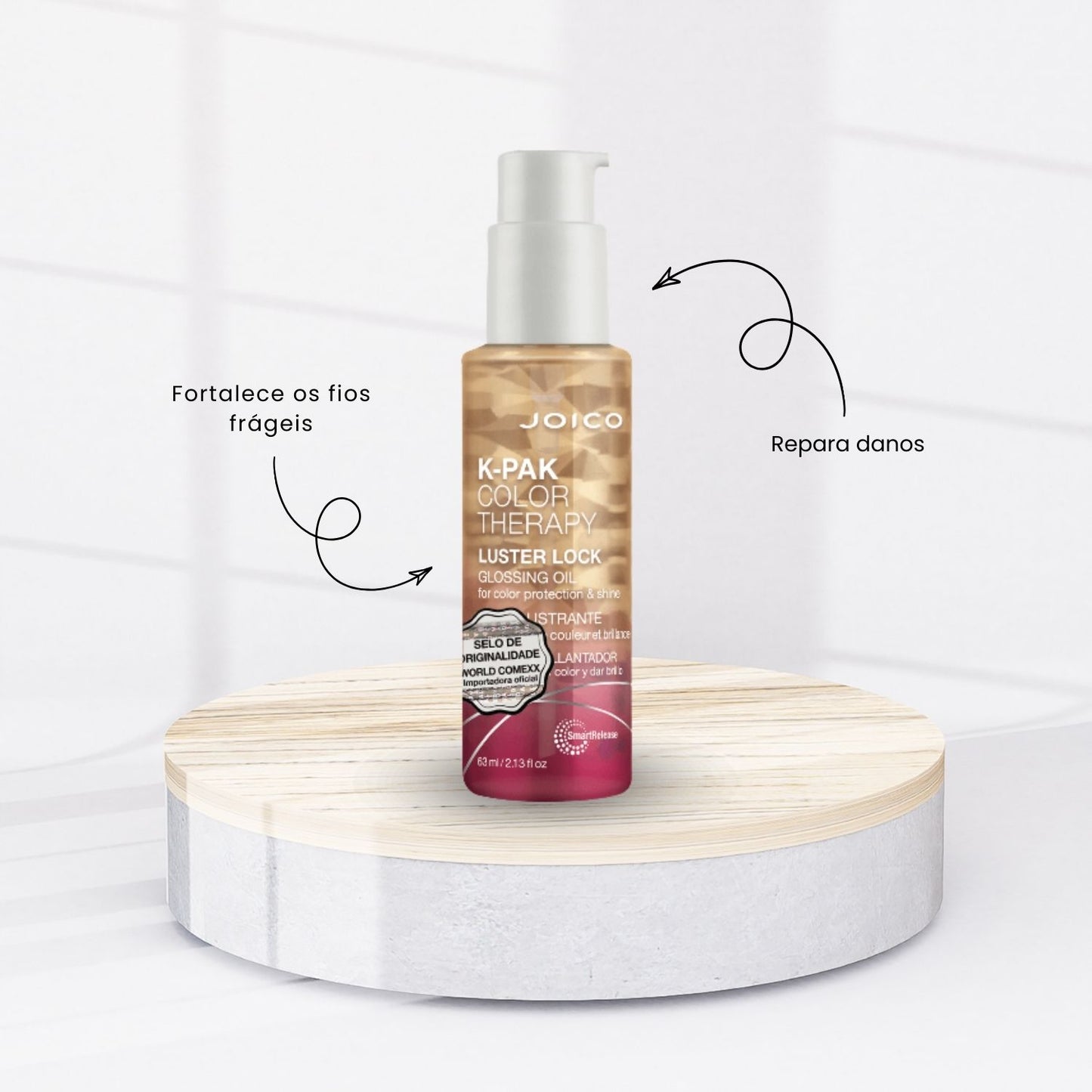 Kit Joico K-PAK Color Therapy Shampoo + Condicionador + Oleo Leave-in