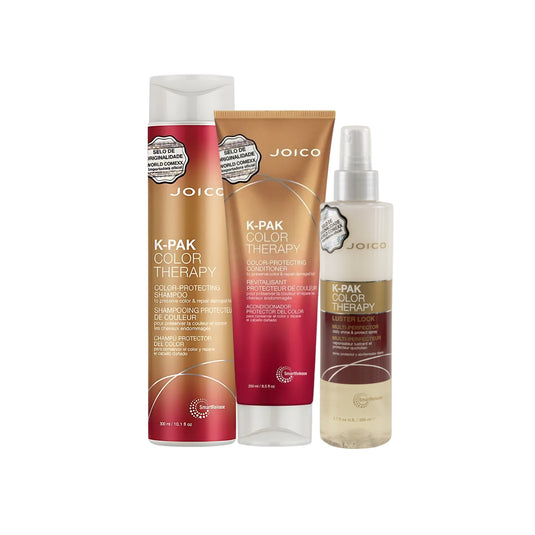 Kit Joico K-PAK Color Therapy Smart Release Luster Lock Shampoo + Condicionador 250 ml + Leave-in 200 ml