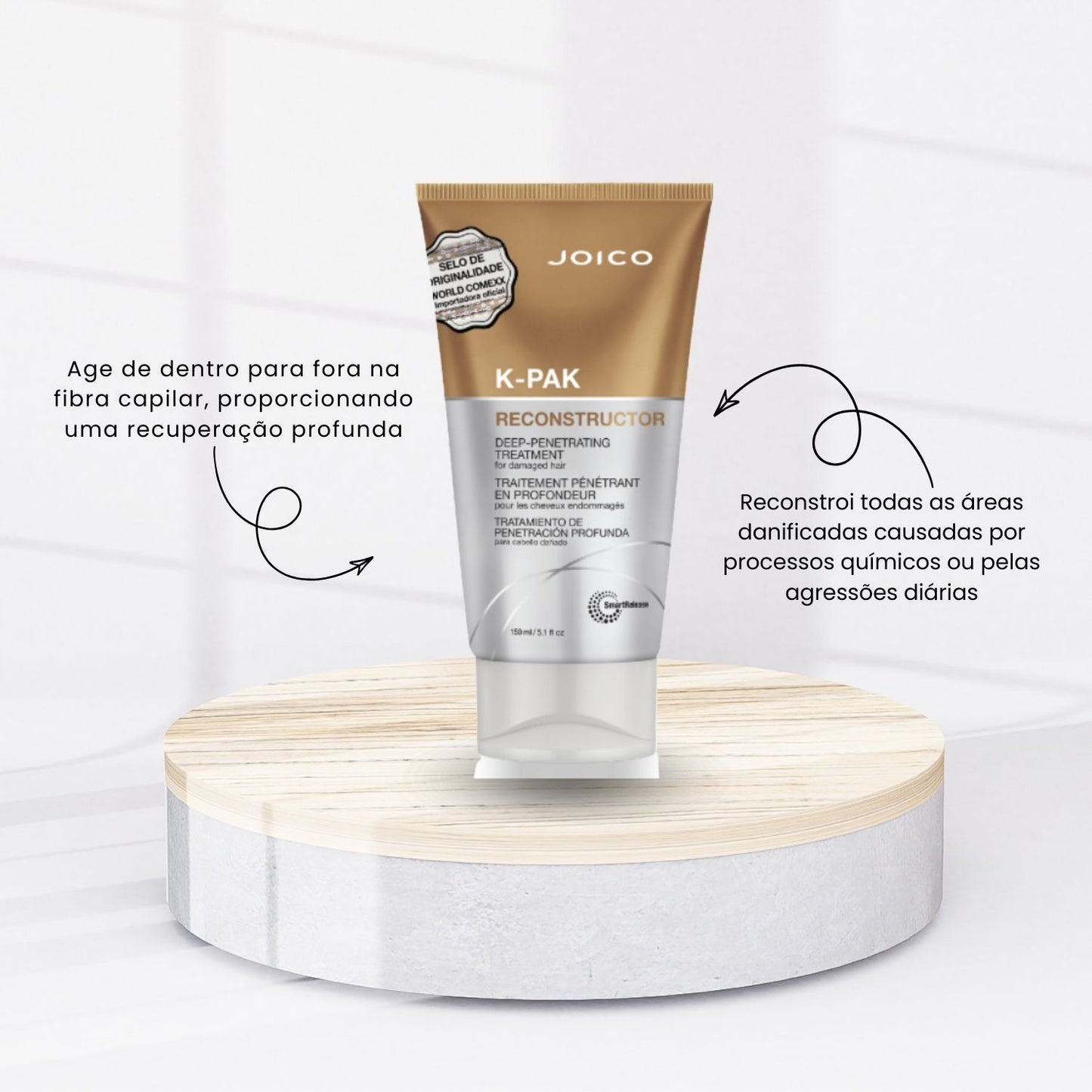 Máscara Joico K-PAK Deep Penetrating Reconstructor 150 ml