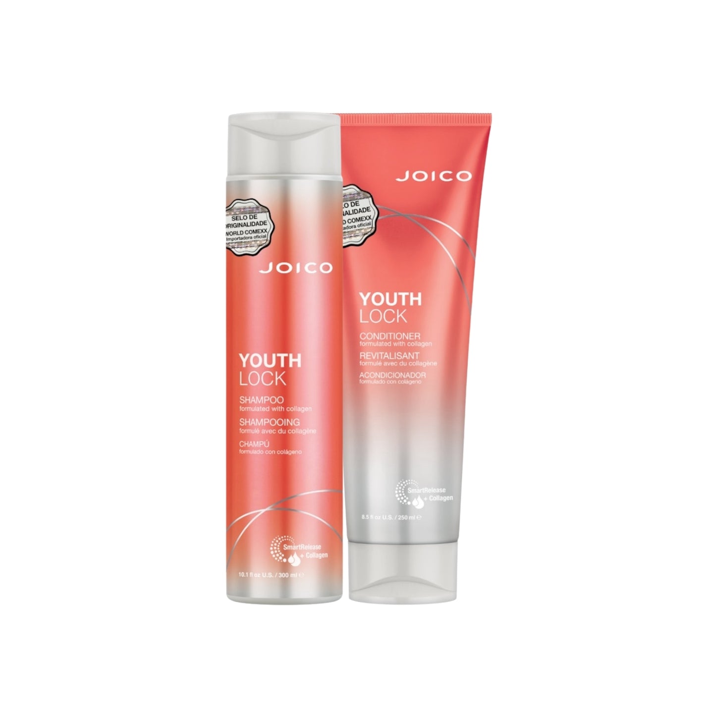 Kit Joico Youth Lock Shampoo 300 ml + Condicionador 250 ml