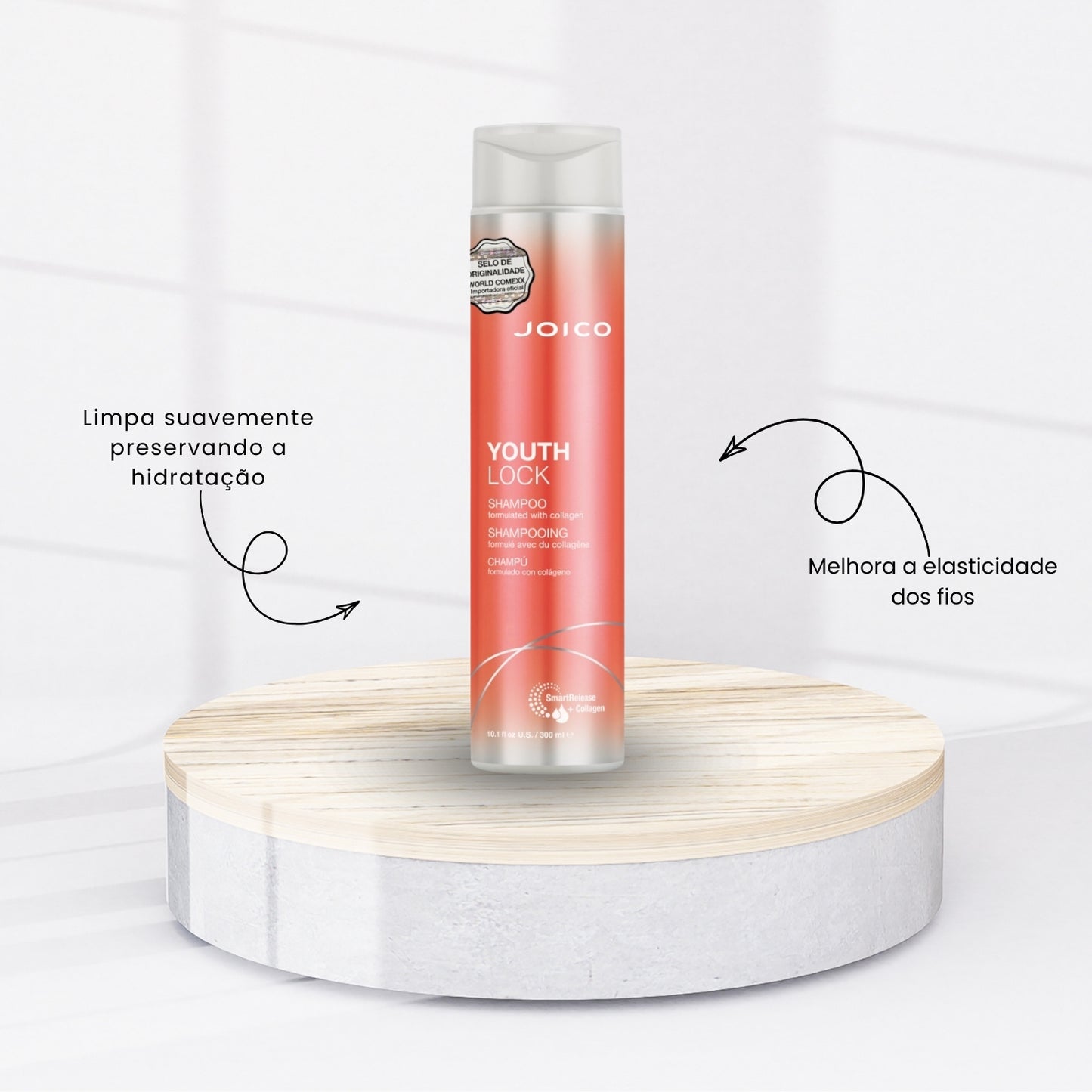Kit Joico Youth Lock Shampoo 300 ml + Condicionador 250 ml