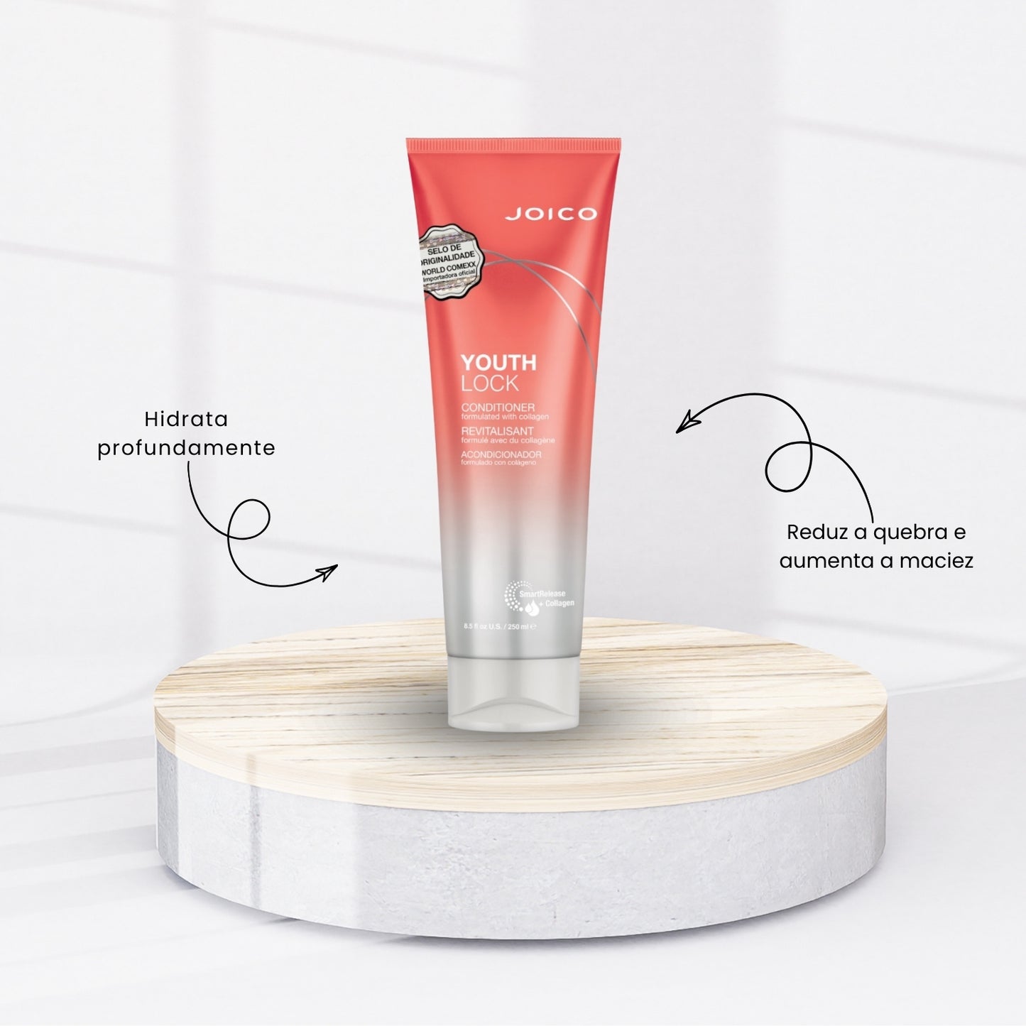 Kit Joico Youth Lock Shampoo 300 ml + Condicionador 250 ml