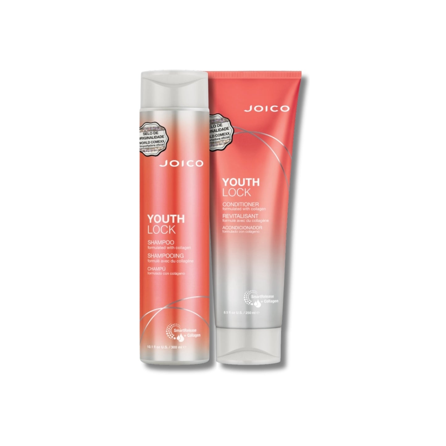 Kit Joico Youth Lock Shampoo 300 ml + Condicionador 250 ml