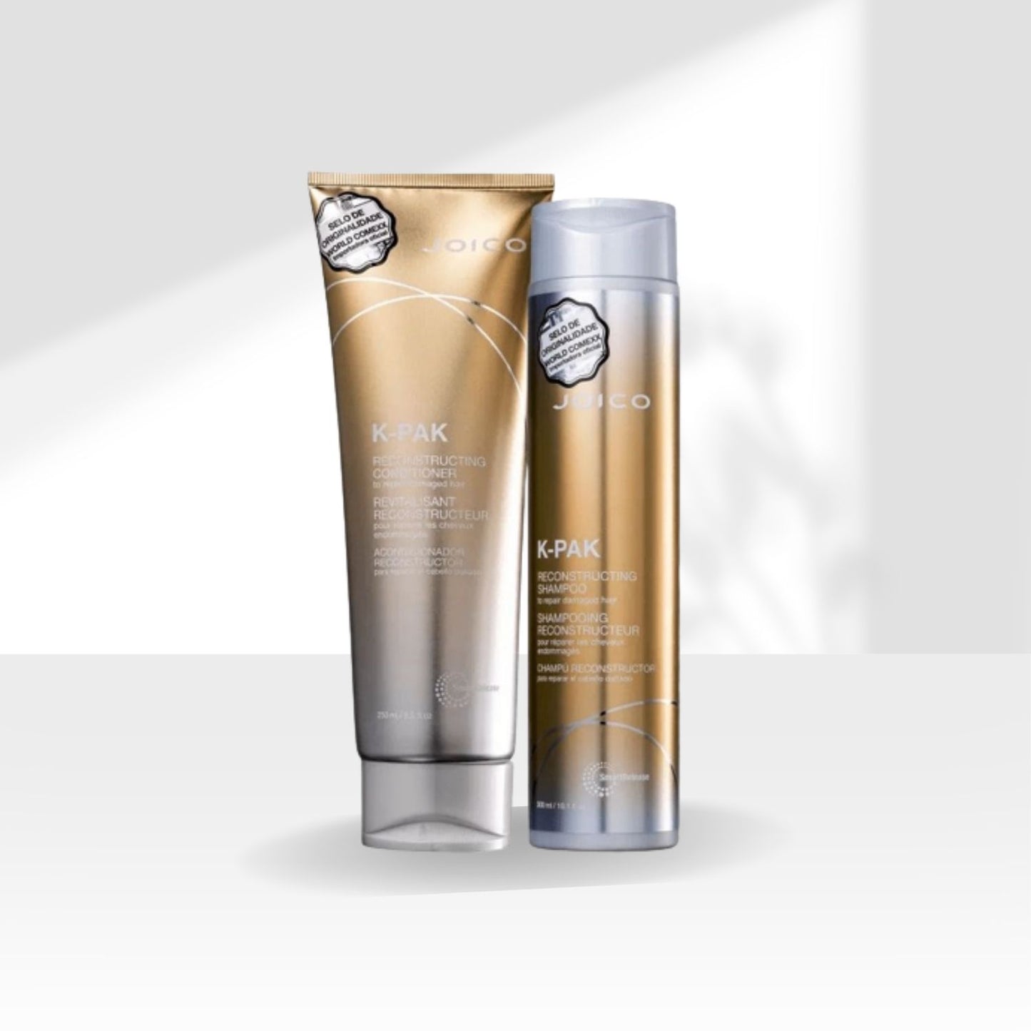 Kit Joico K-PAK Tratamento Shampoo 300 ml + Condicionador 250 ml
