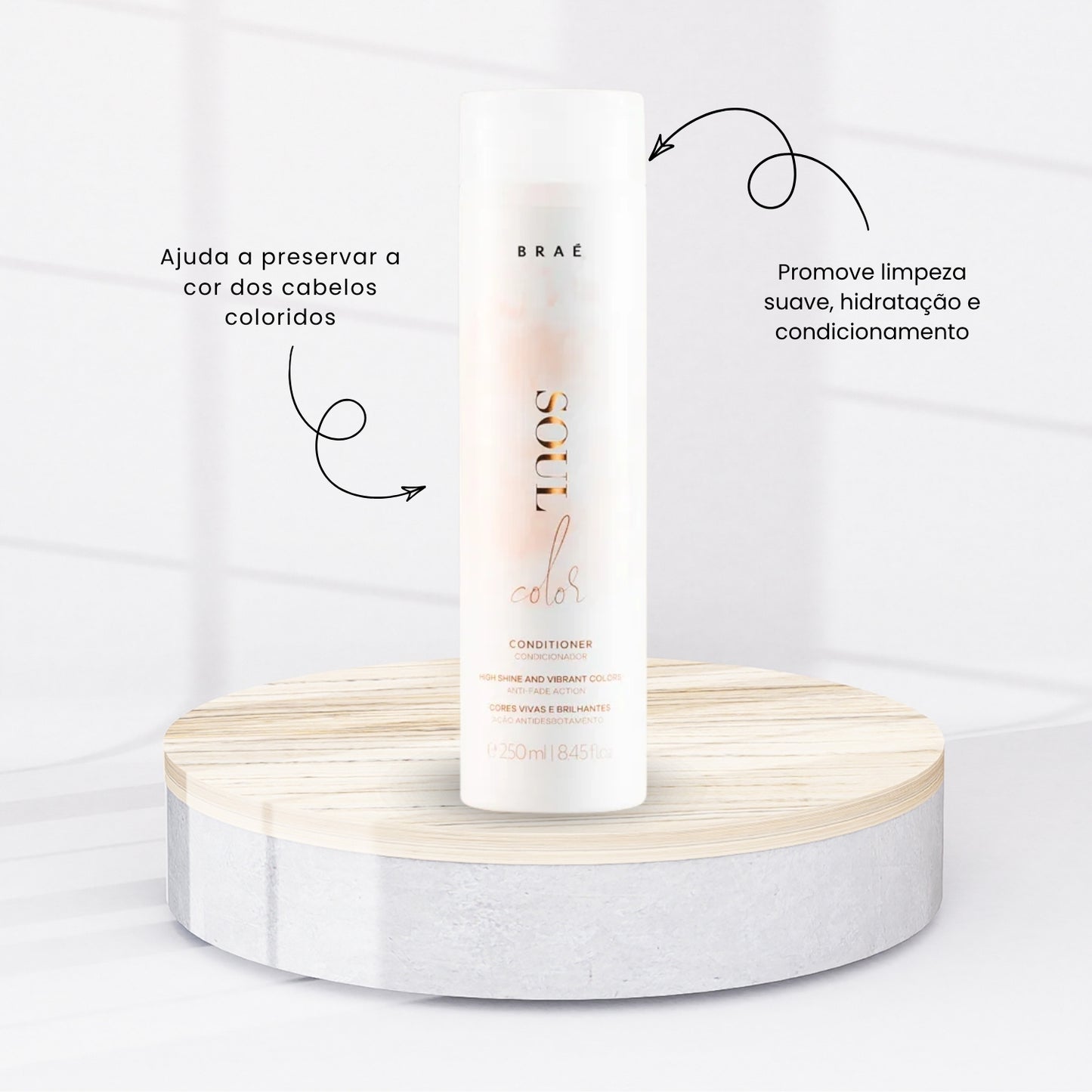 Kit Braé Soul Color Shampoo + Condicionador 250 ml