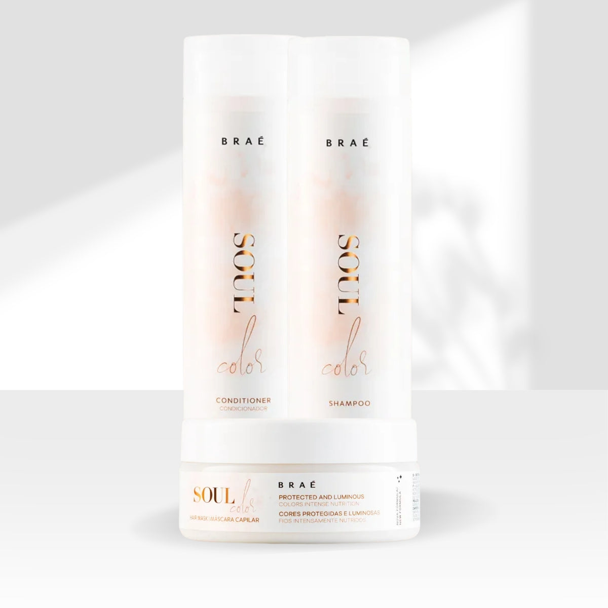 Kit Braé Soul Color Shampoo + Condicionador 250 ml + Máscara 200 g