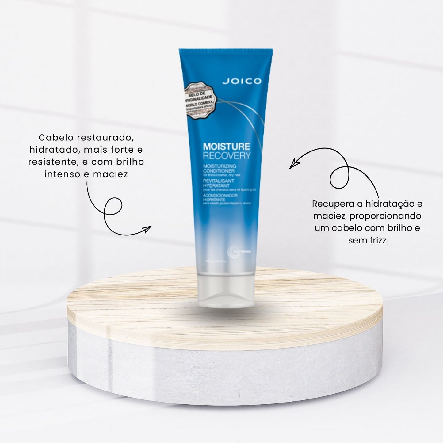 Kit Joico Moisture Recovery Tratamento Smart Release Shampoo + Condicionador + Máscara