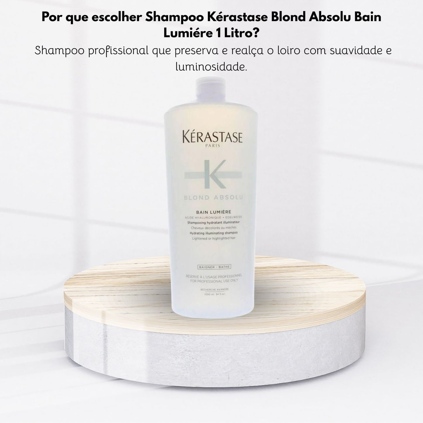 Shampoo Kérastase Blond Absolu Bain Lumiére 1 Litro