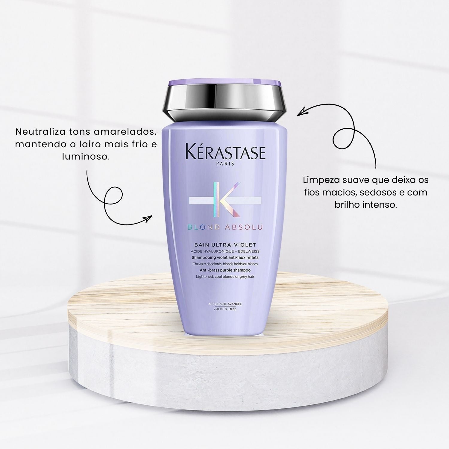 4個セット！Kérastase Bain Ultra-Violet 250ml Shampoo Kérastase Blond Absolu Bain Ultra Violet 250 ml – Doce Beleza