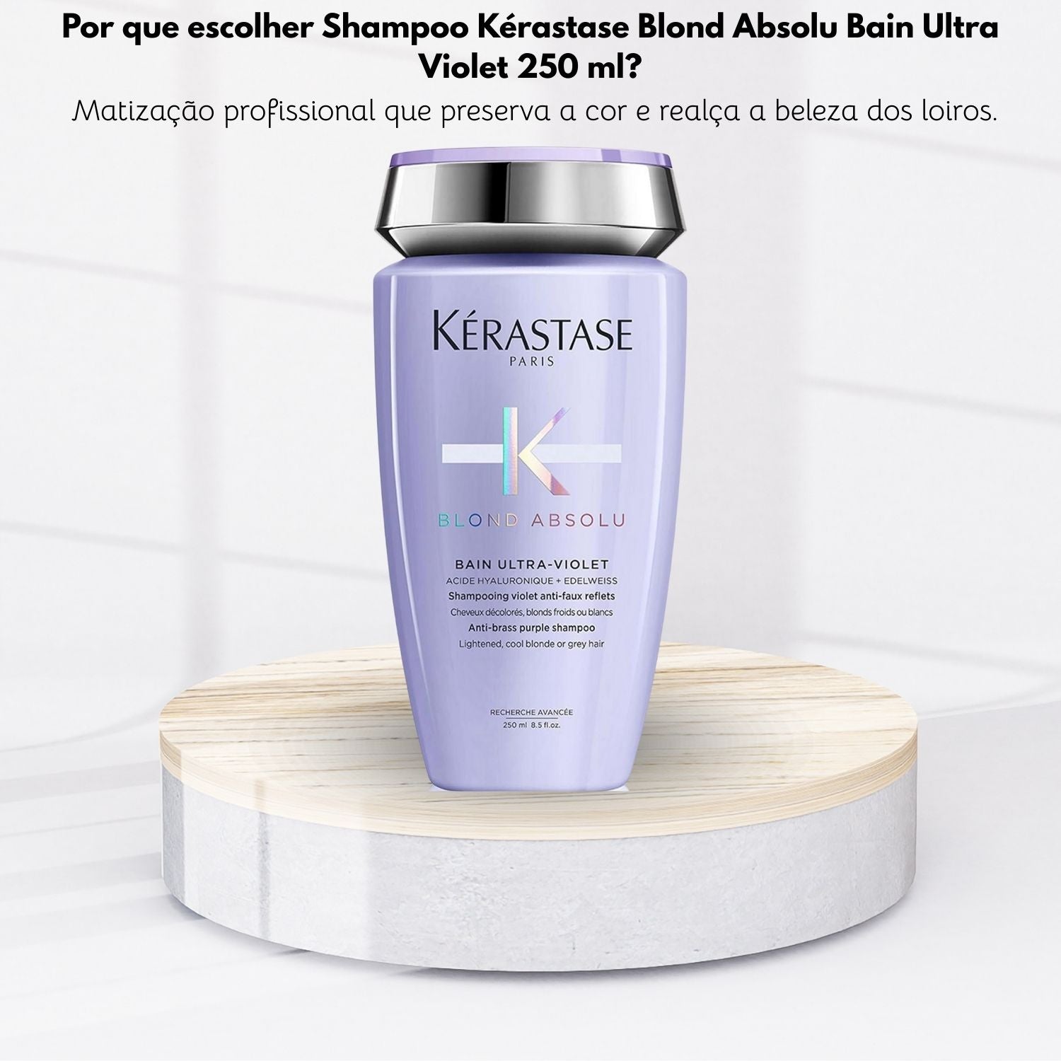 4個セット！Kérastase Bain Ultra-Violet 250ml Shampoo Kérastase Blond Absolu Bain Ultra Violet 250 ml – Doce Beleza