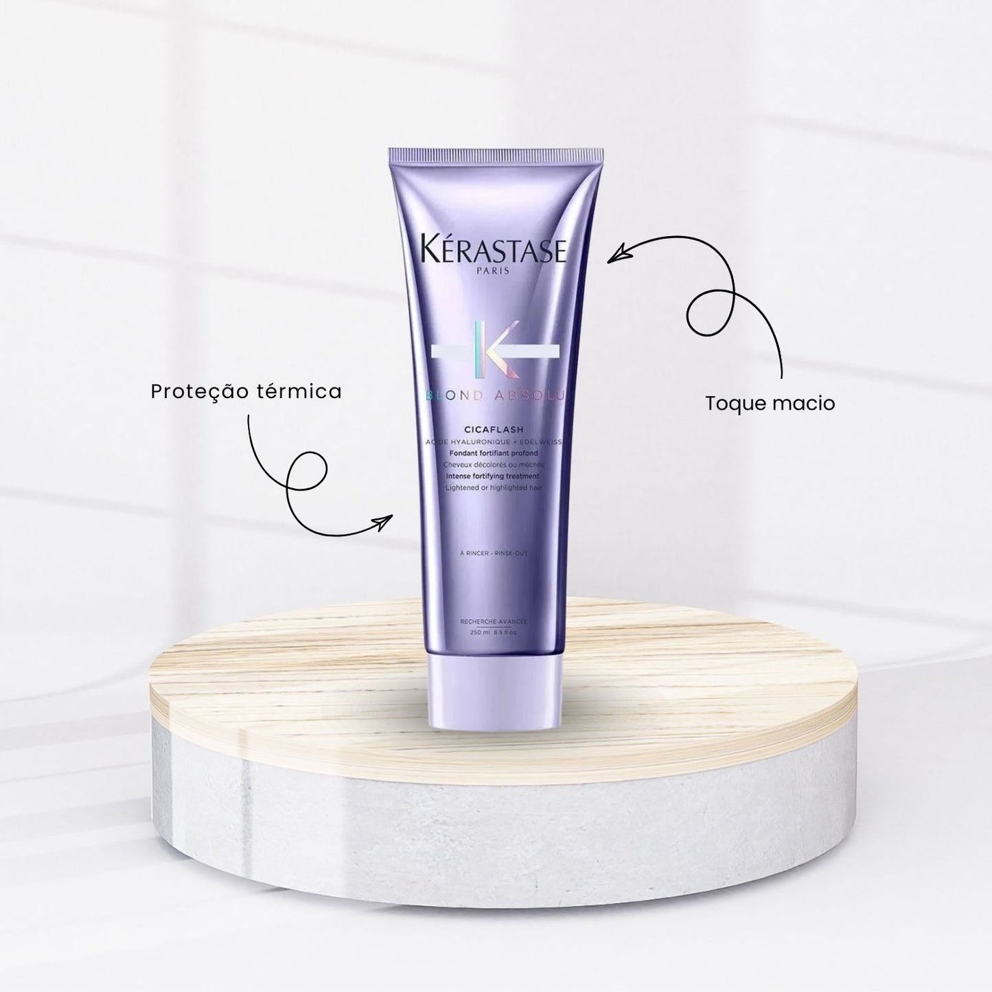 Kit Kérastase Blond Absolu Completo com 5 produtos (2 Shampoo's + Condicionador + Leave-in + Máscara)