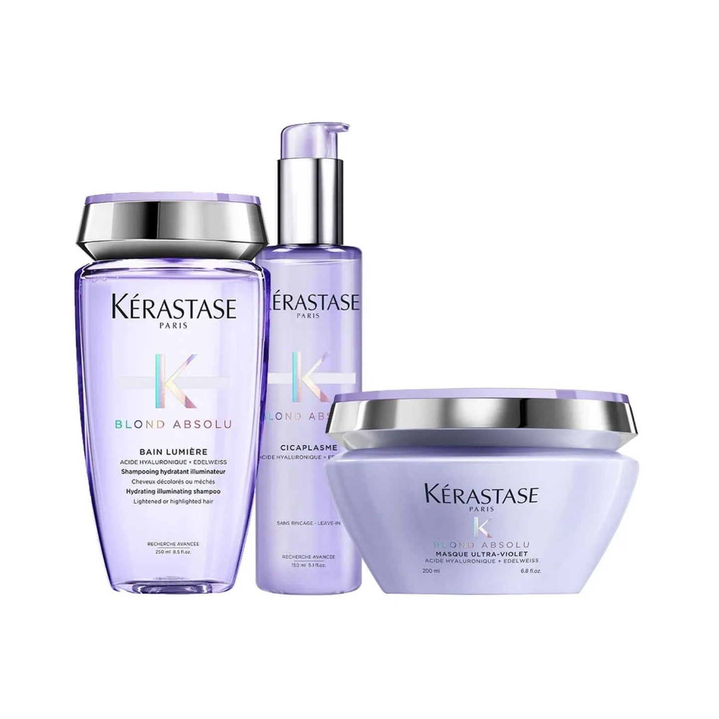 Kit Kérastase Blond Absolu Loiro Californiano (Shampoo + Máscara + Leave-in)