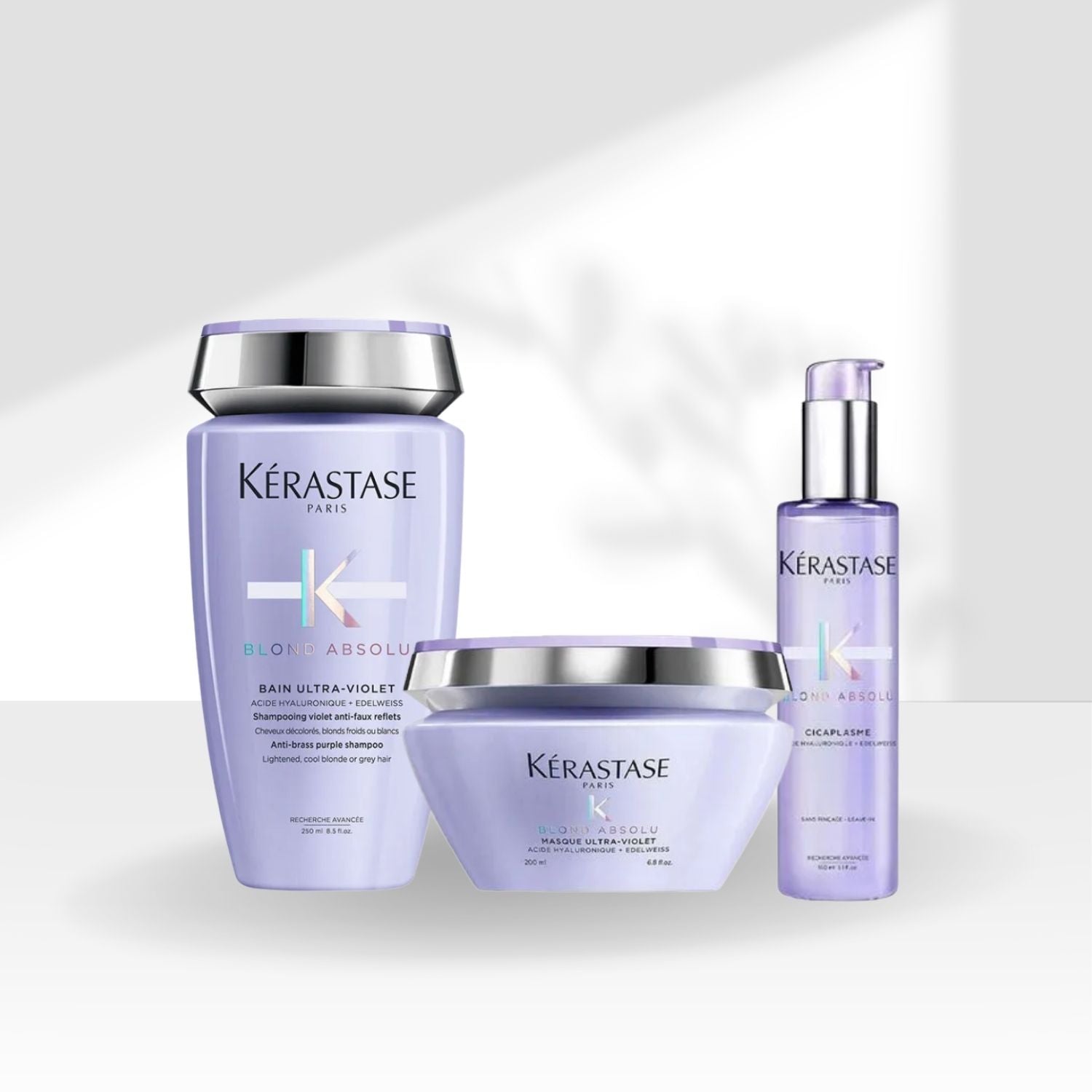 Kit Kérastase Blond Absolu Loiro Platinado (Shampoo + Máscara +