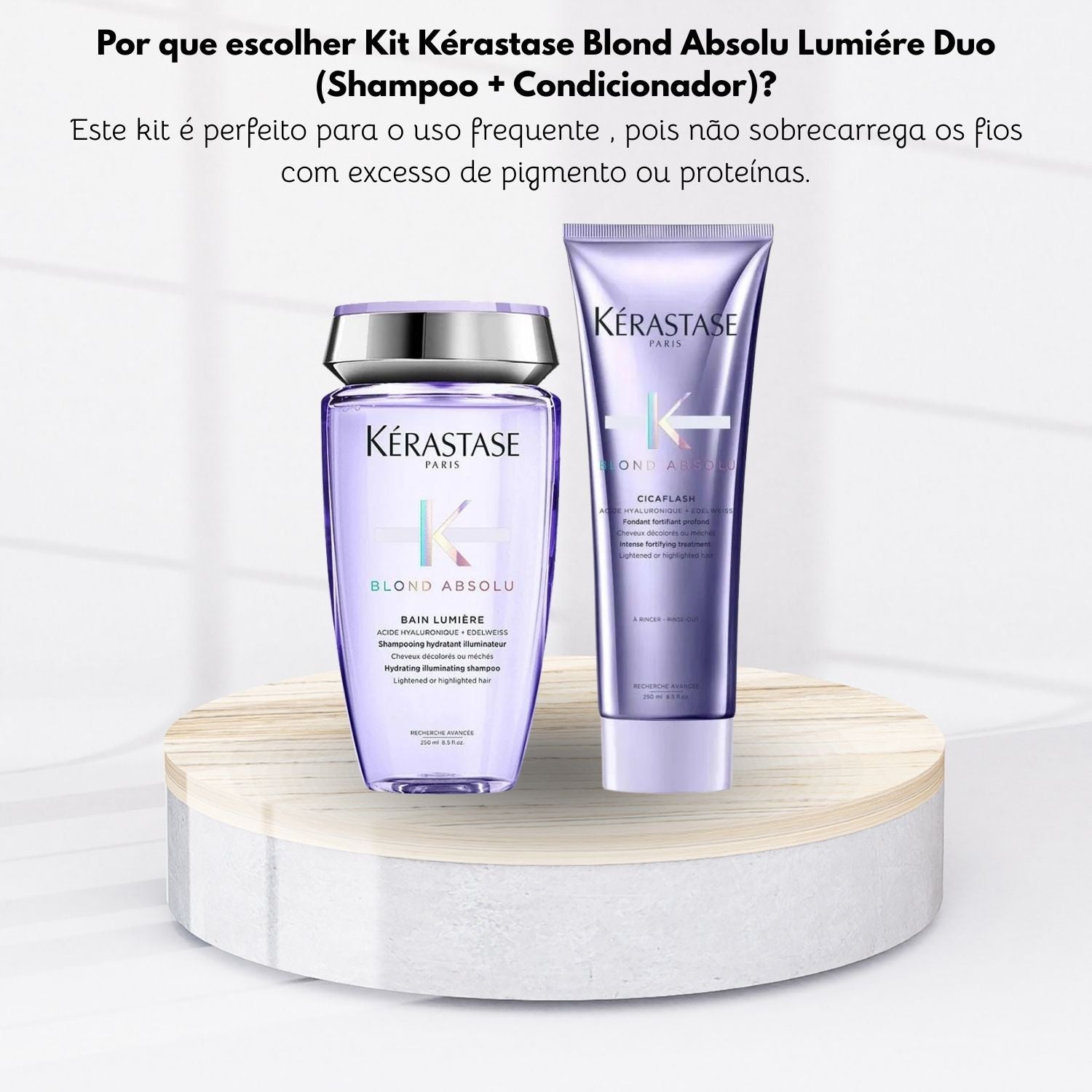 Kit Kérastase Blond Absolu Lumiére Duo (Shampoo + Condicionador