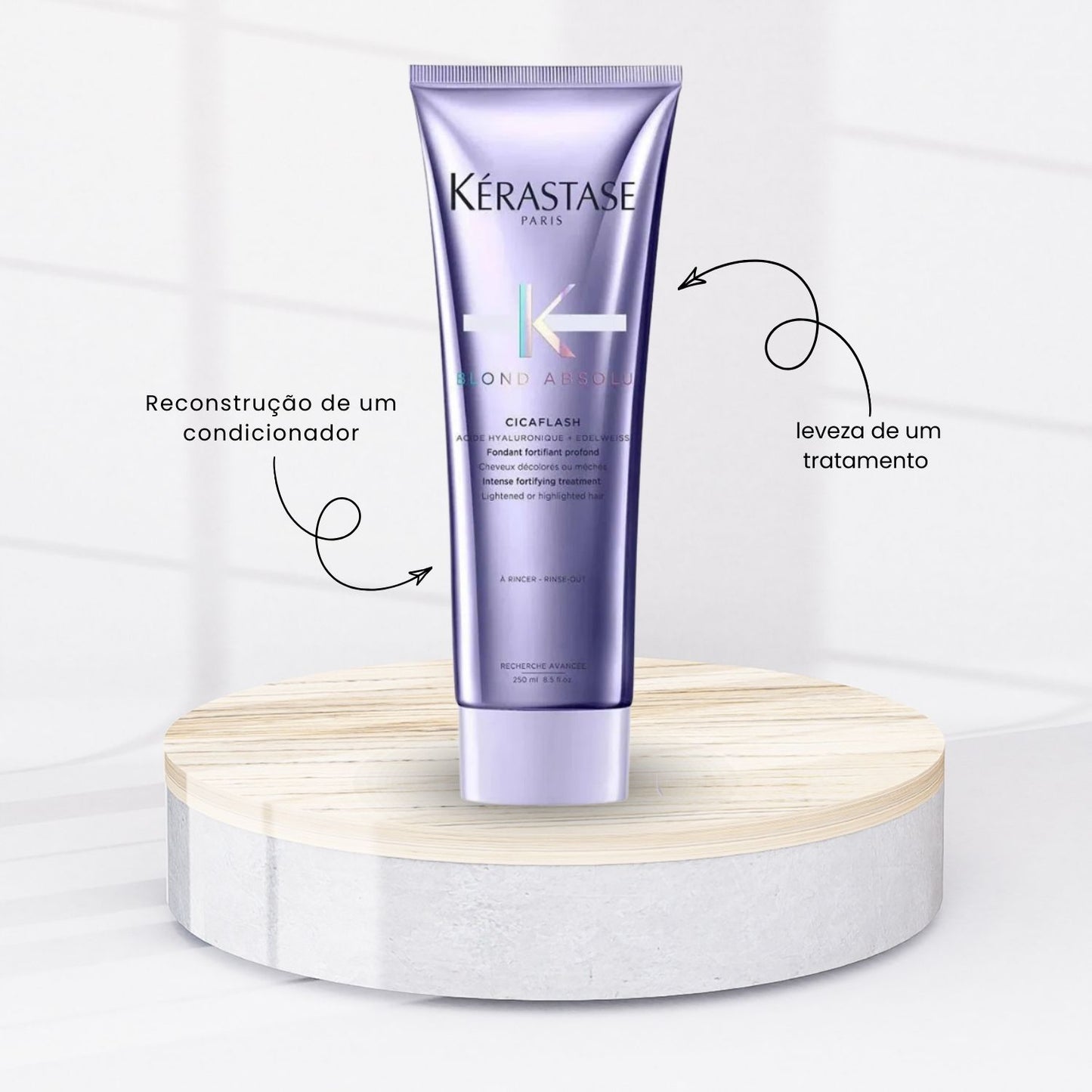Kit Kérastase Blond Absolu Lumiére Shampoo + Condicionador + Leave-in