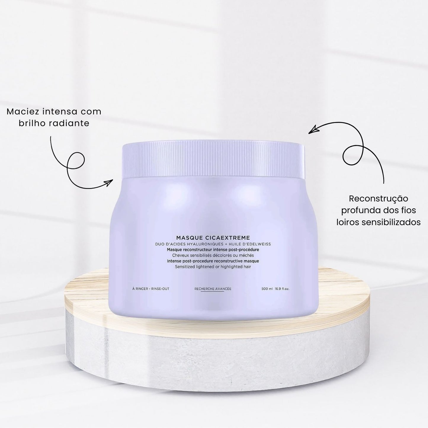 Máscara Kérastase Blond Absolu Masque Cicaextreme 500 ml