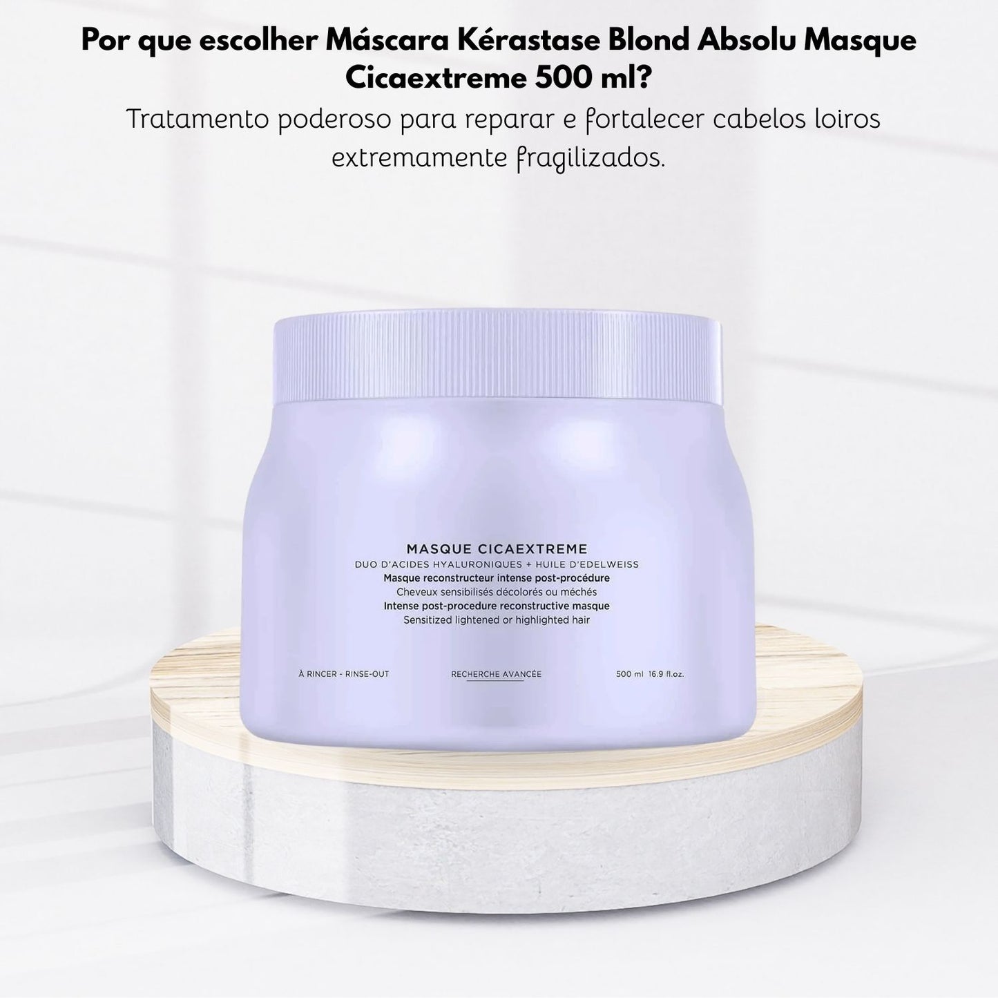 Máscara Kérastase Blond Absolu Masque Cicaextreme 500 ml