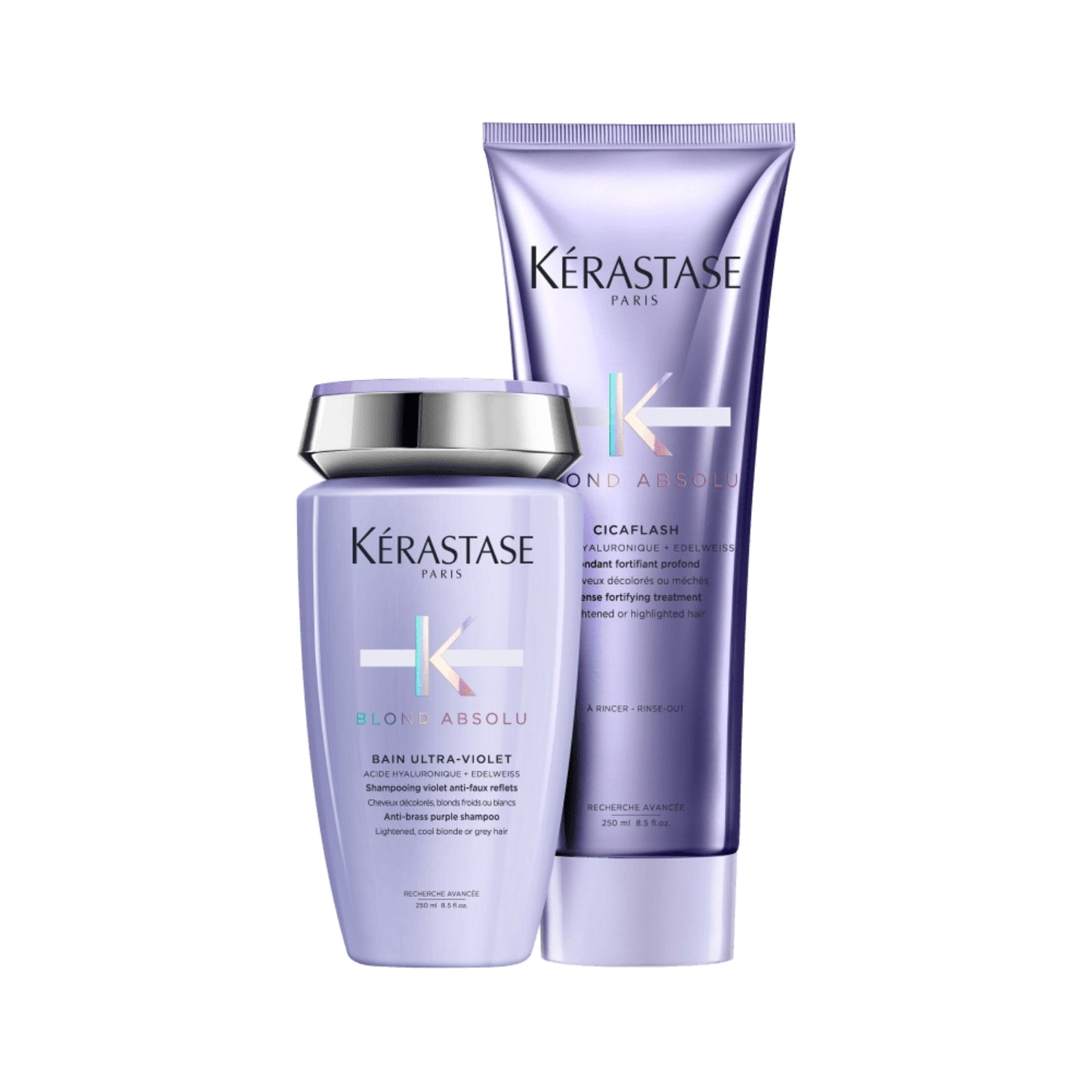 Kit Kérastase Blond Absolu Shampoo Ultra Violet + Condicionador Cicaflash 250 ml