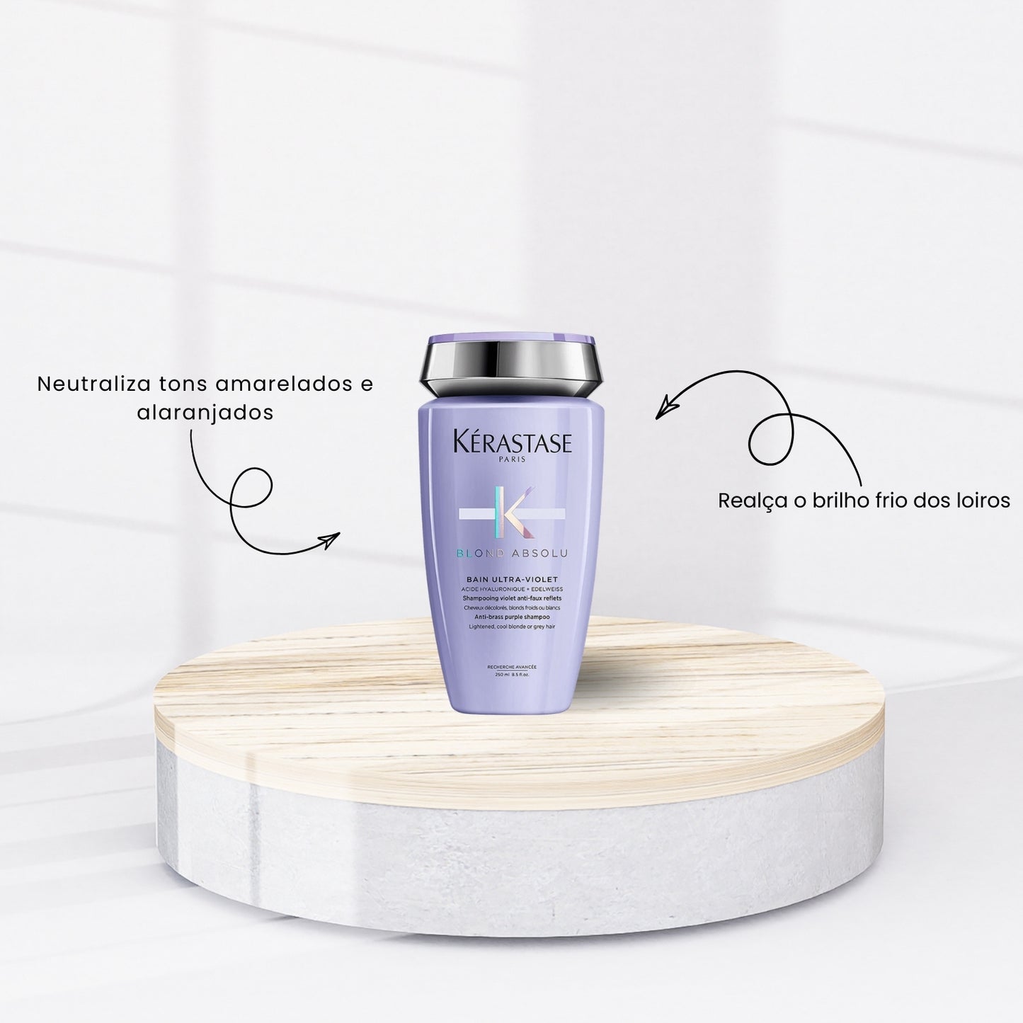 Kit Kérastase Blond Absolu Shampoo Ultra Violet + Condicionador Cicaflash 250 ml