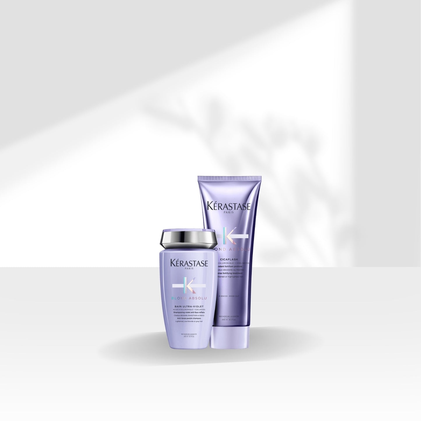 Kit Kérastase Blond Absolu Shampoo Ultra Violet + Condicionador Cicaflash 250 ml