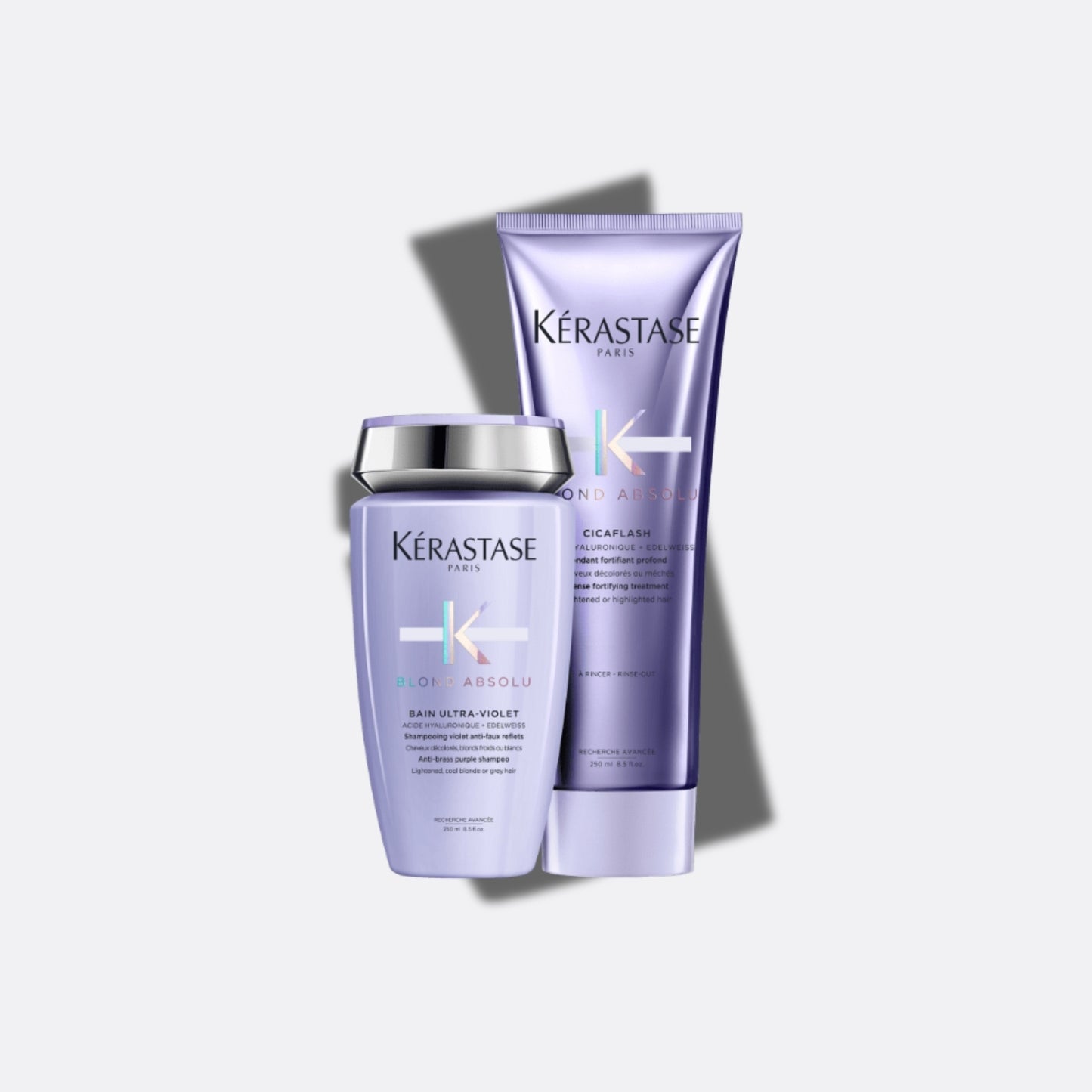 Kit Kérastase Blond Absolu Shampoo Ultra Violet + Condicionador Cicaflash 250 ml